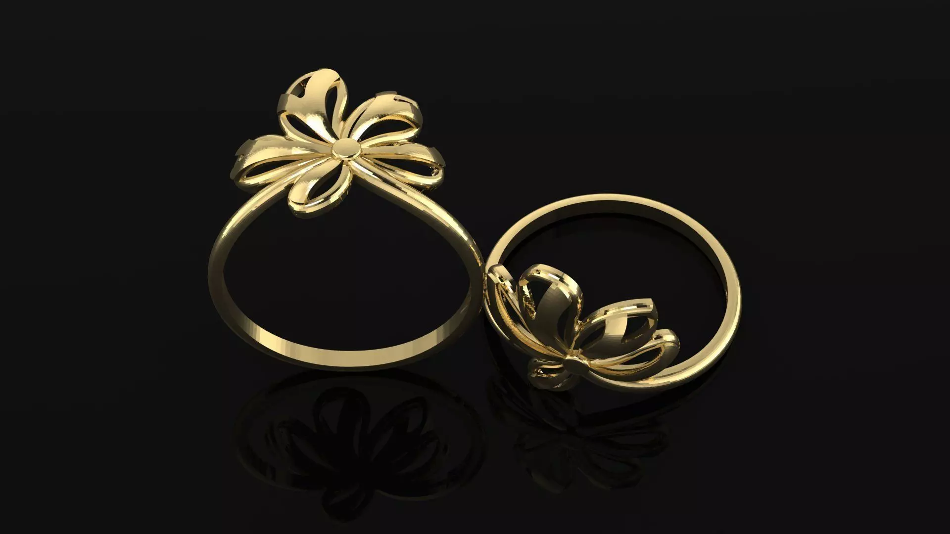 Ring 10 Light ring for females 3D print model