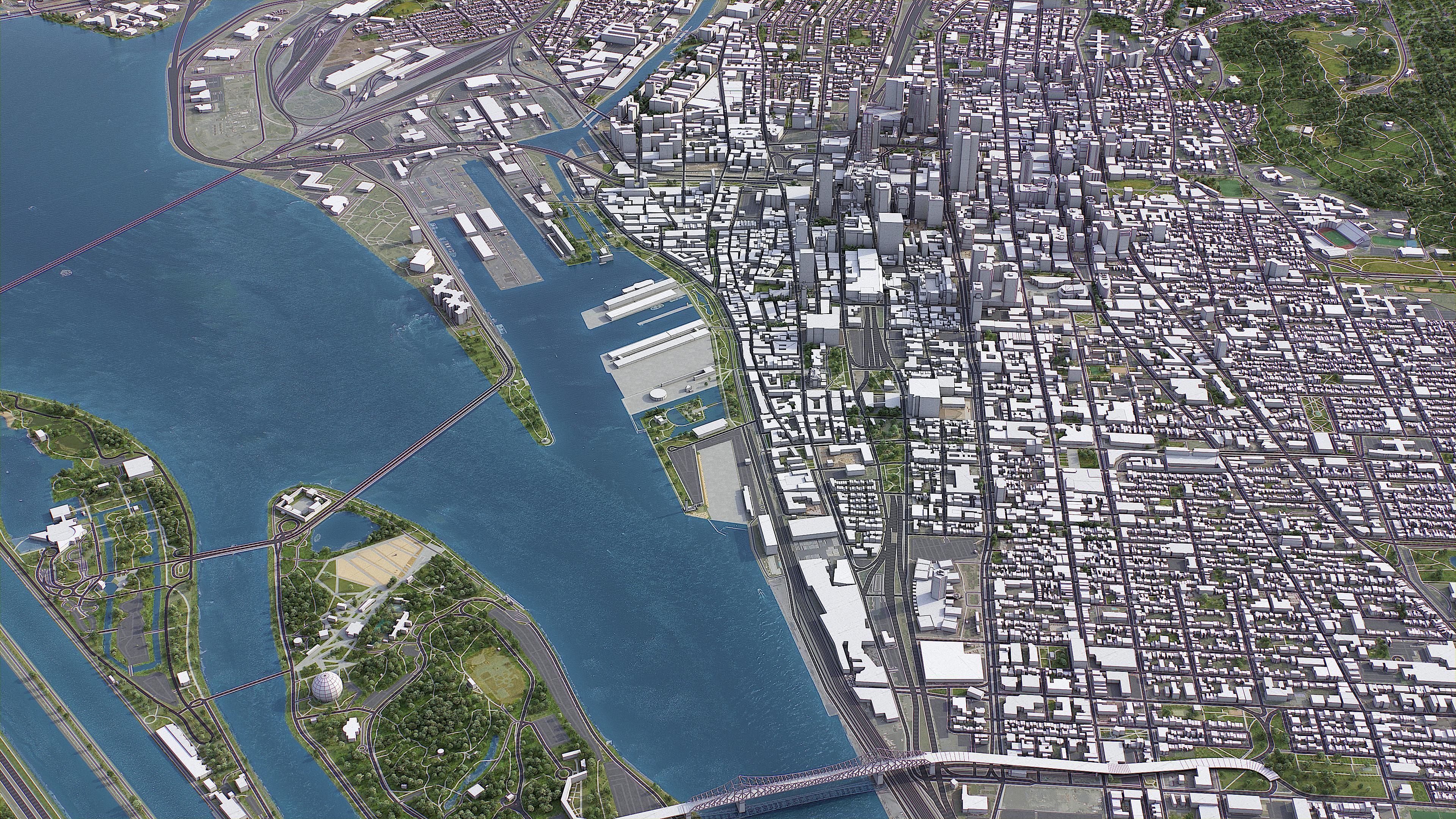 Montreal Low-poly 3D model_17