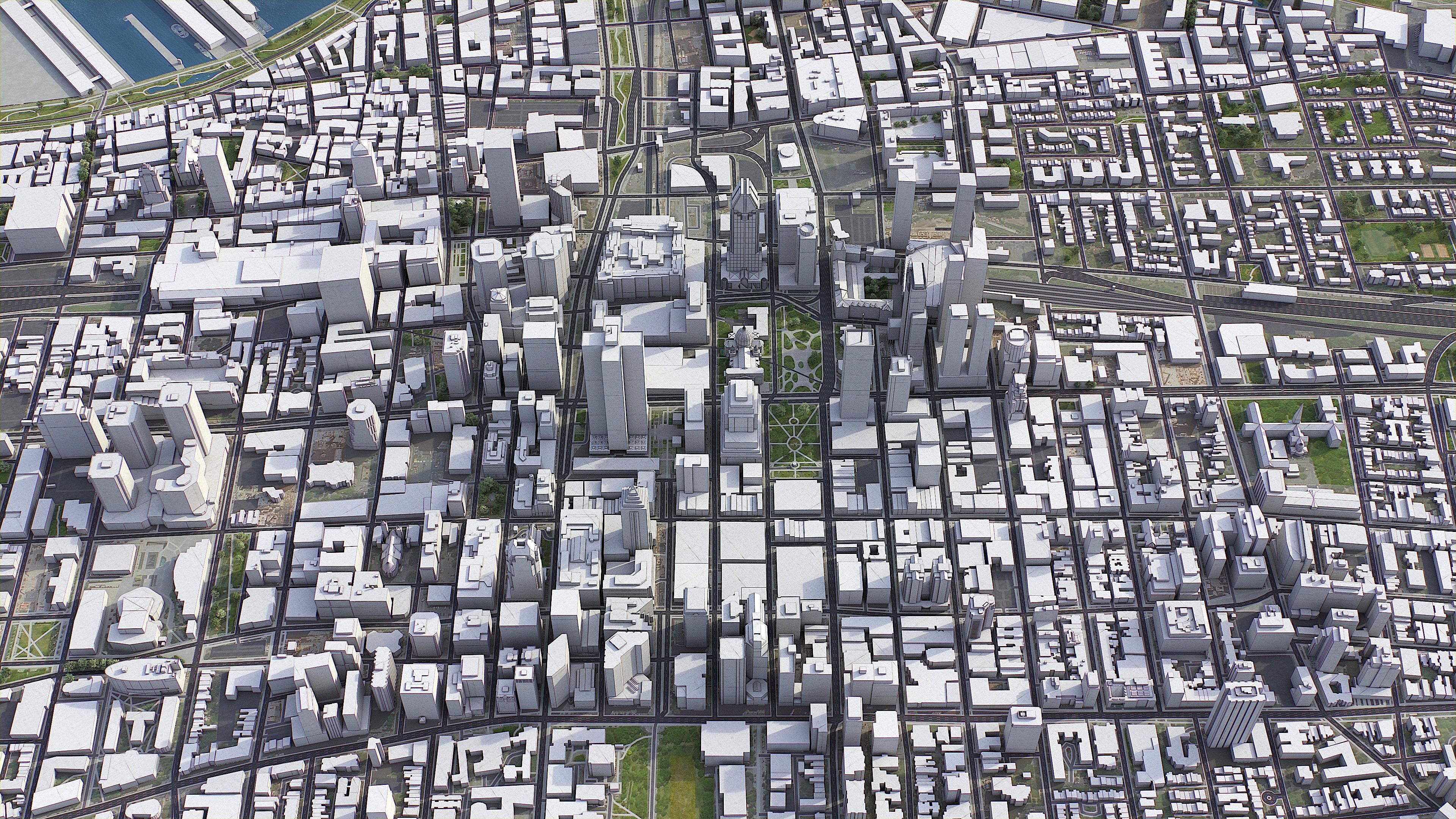 Montreal Low-poly 3D model_2