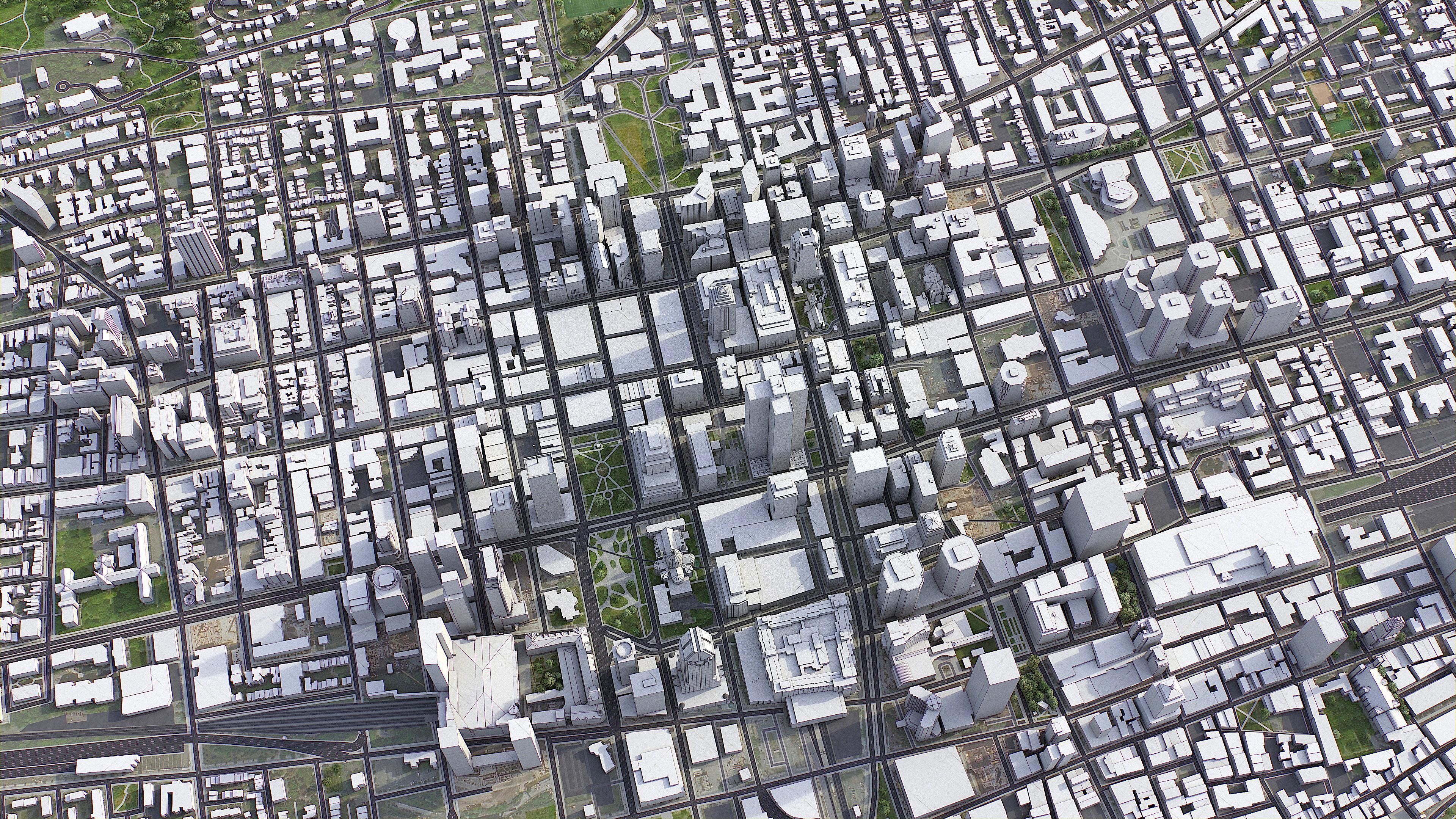 Montreal Low-poly 3D model_5