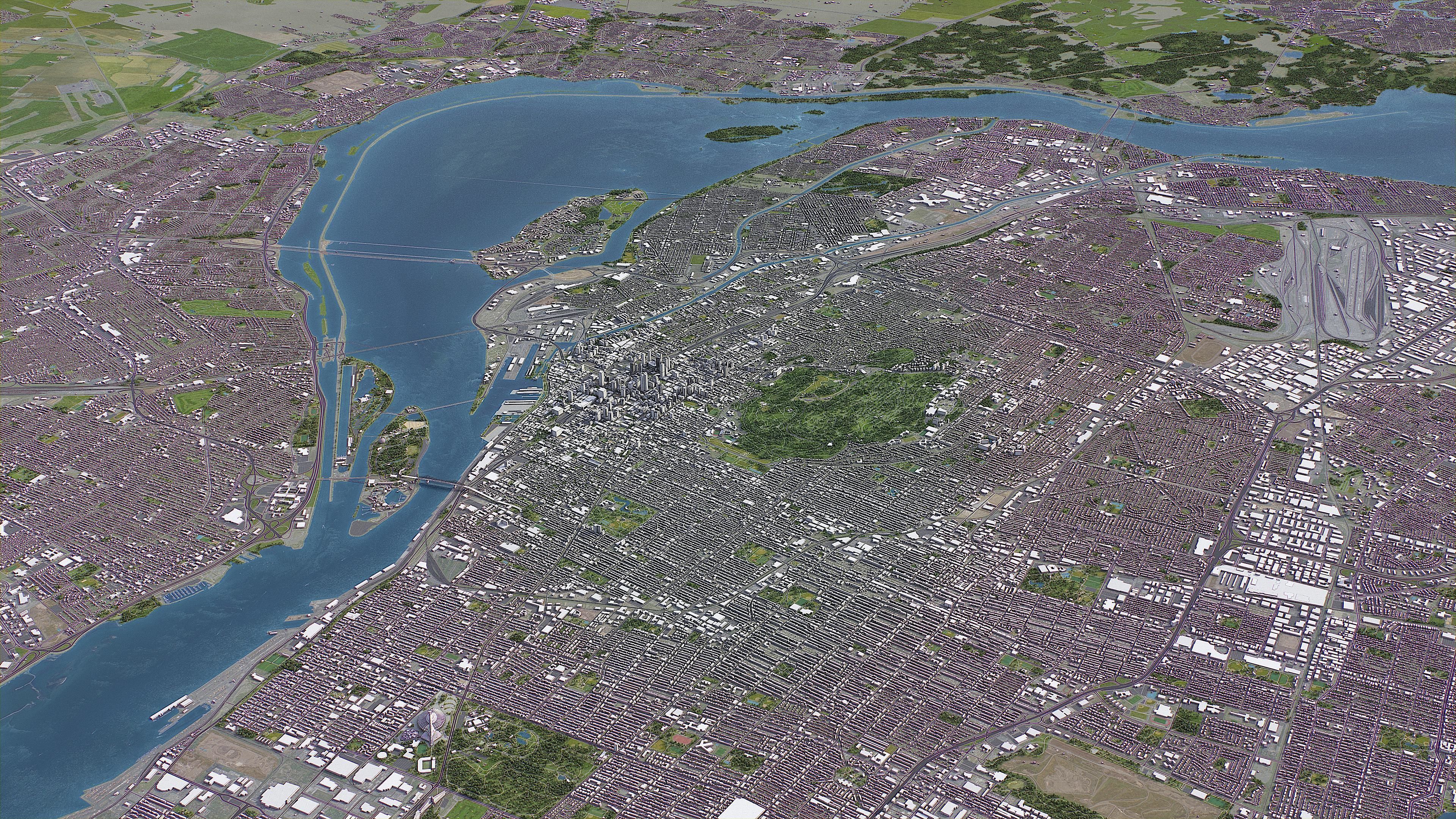 Montreal Low-poly 3D model_14