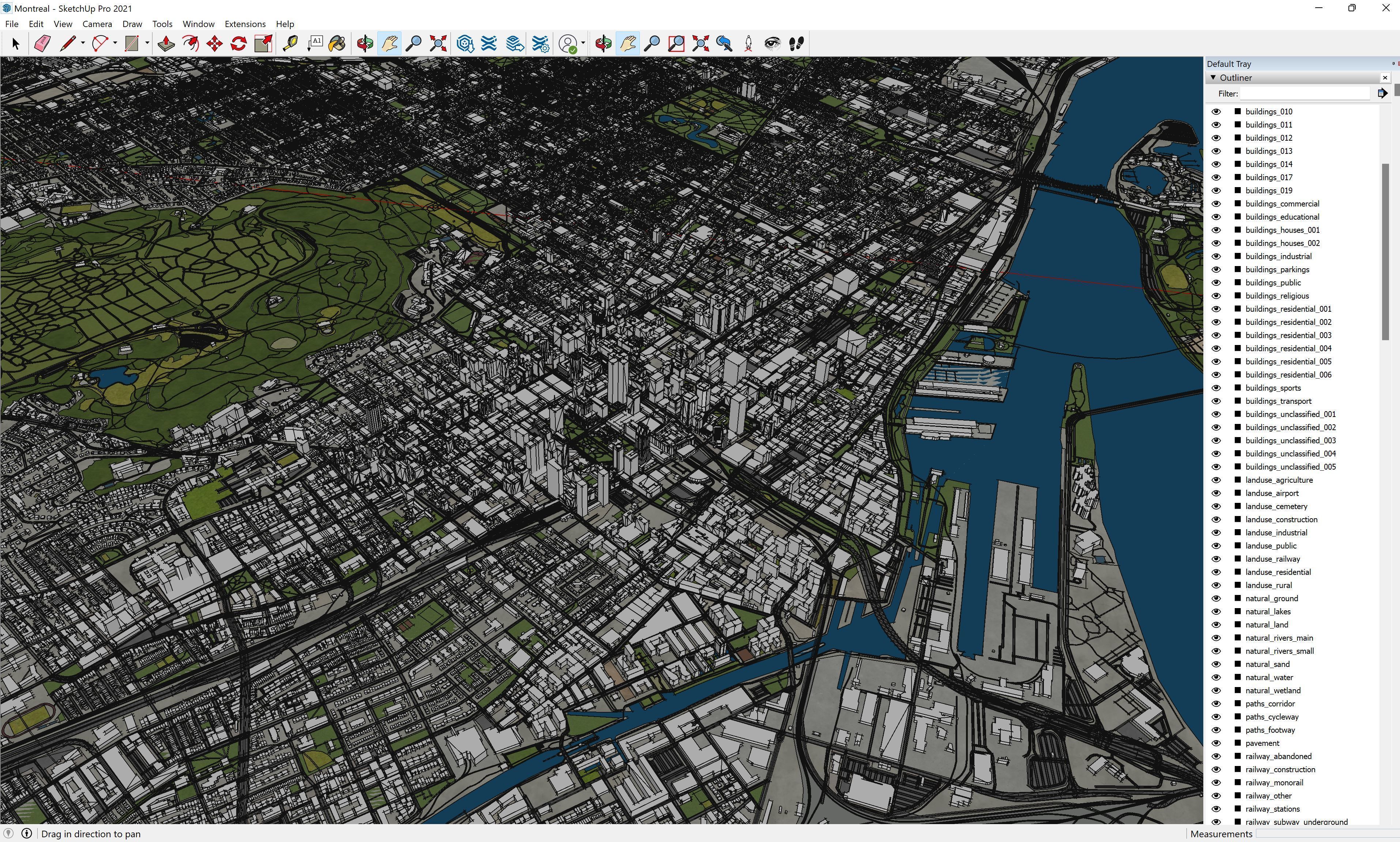 Montreal Low-poly 3D model_22