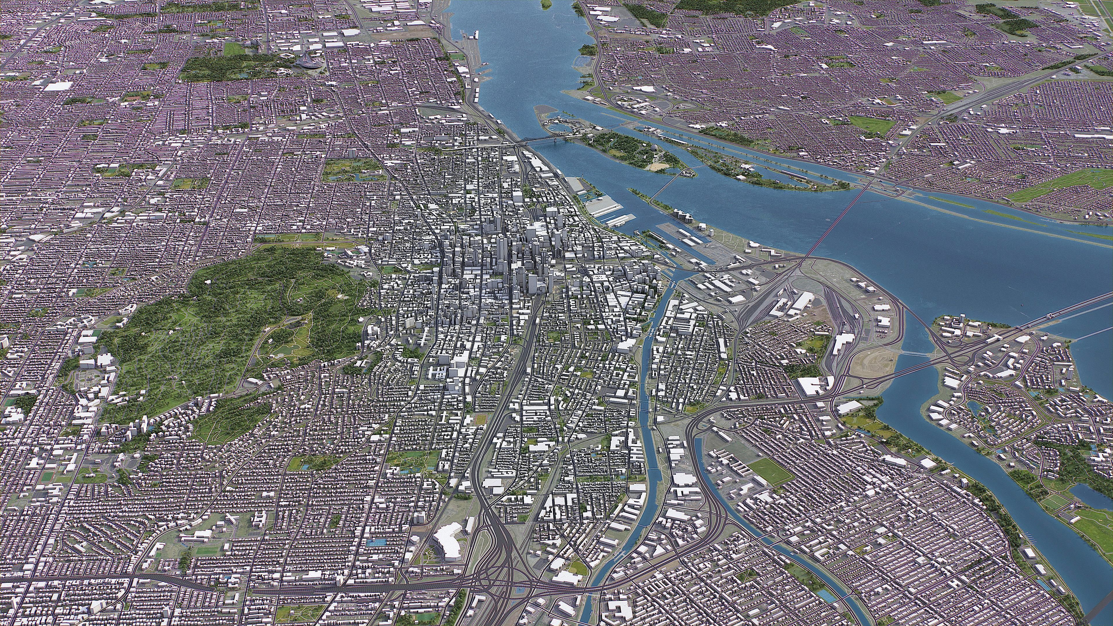 Montreal Low-poly 3D model_18