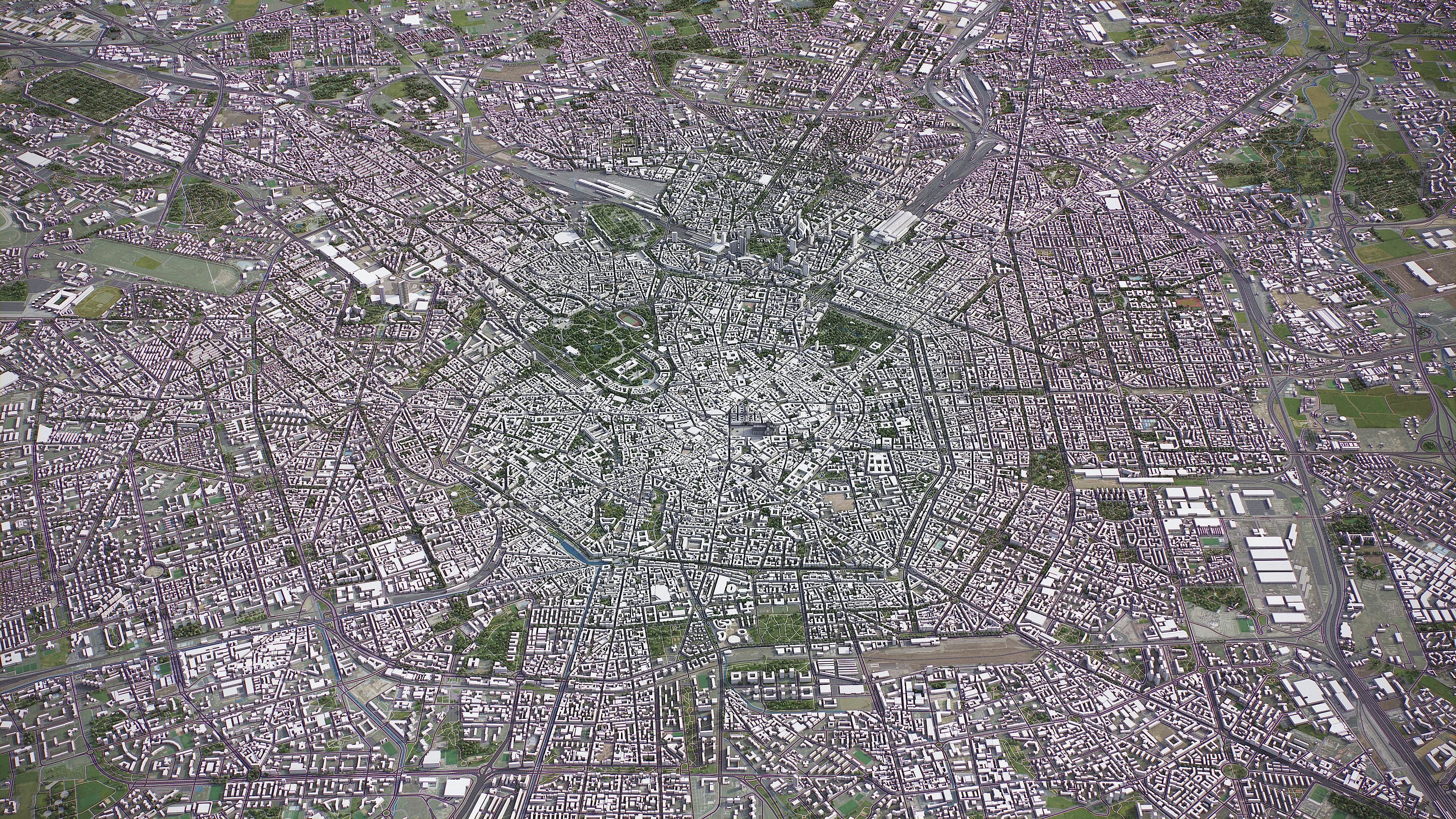 Milan Low-poly 3D model_22