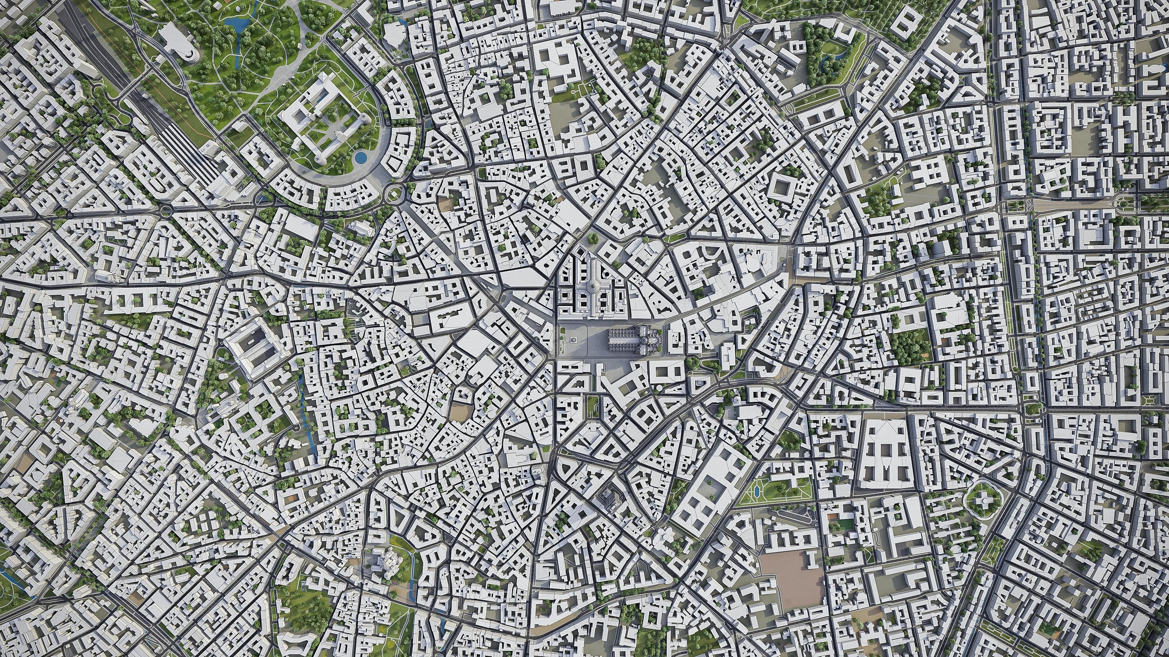 Milan Low-poly 3D model_12