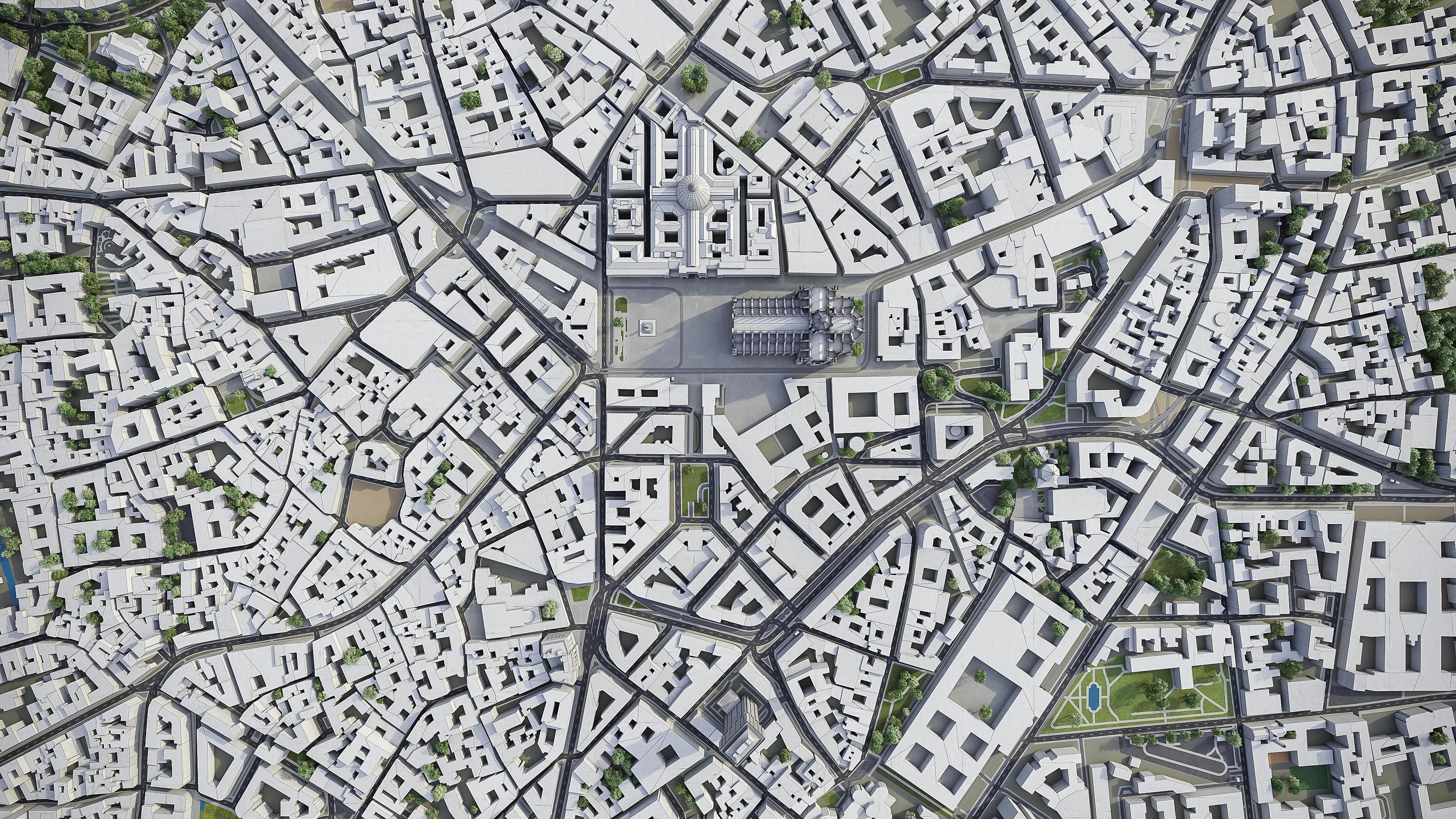 Milan Low-poly 3D model_11