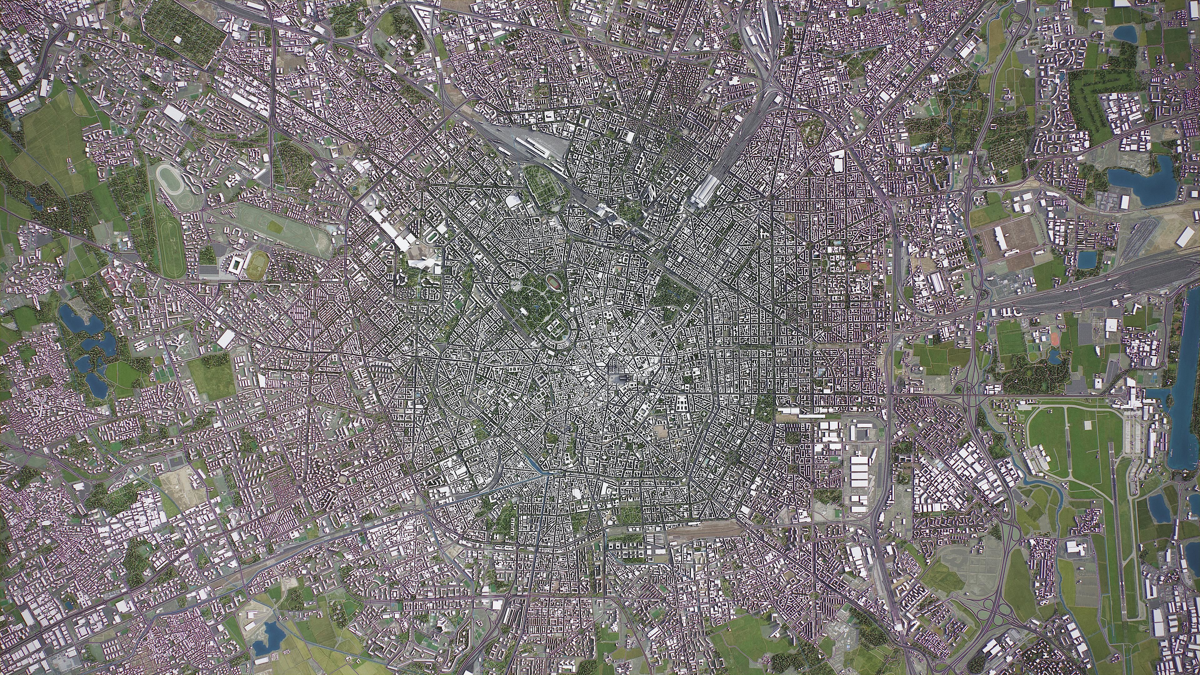 Milan Low-poly 3D model_14