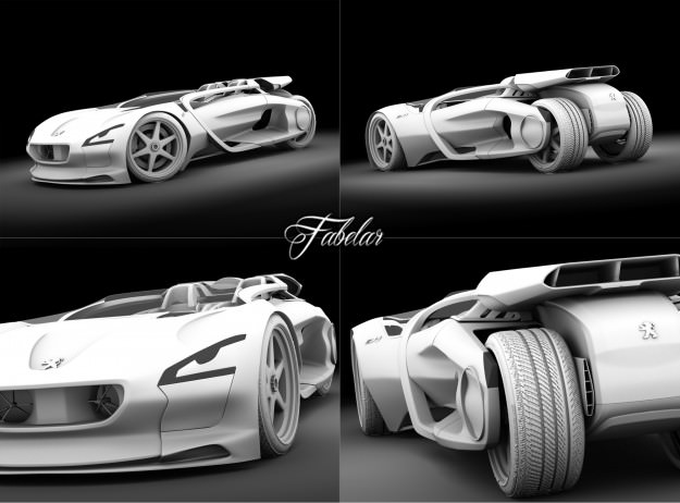 Peugeot EX-1 3D model_9