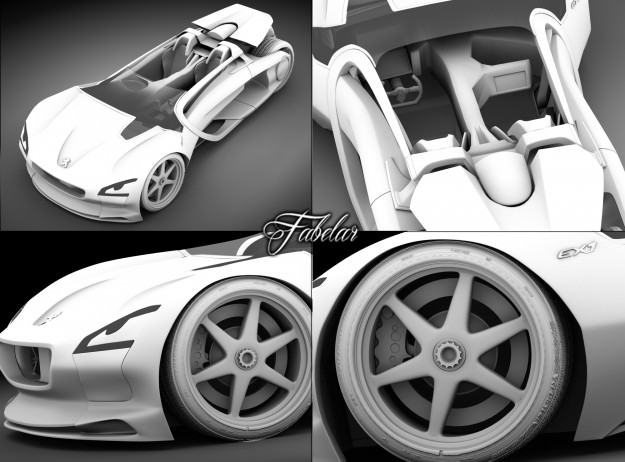 Peugeot EX-1 3D model_10