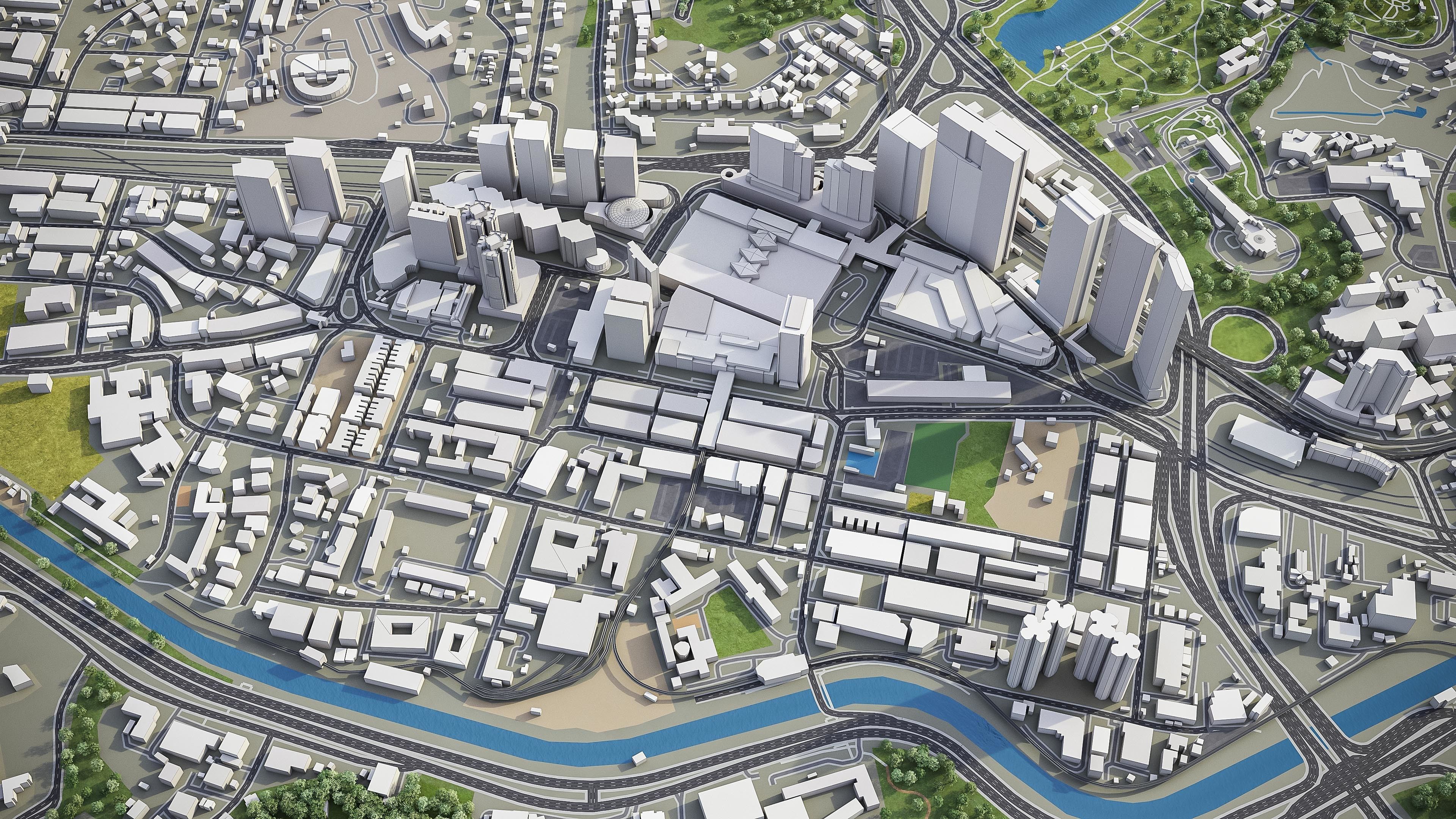 Kuala Lumpur Low-poly 3D model_27