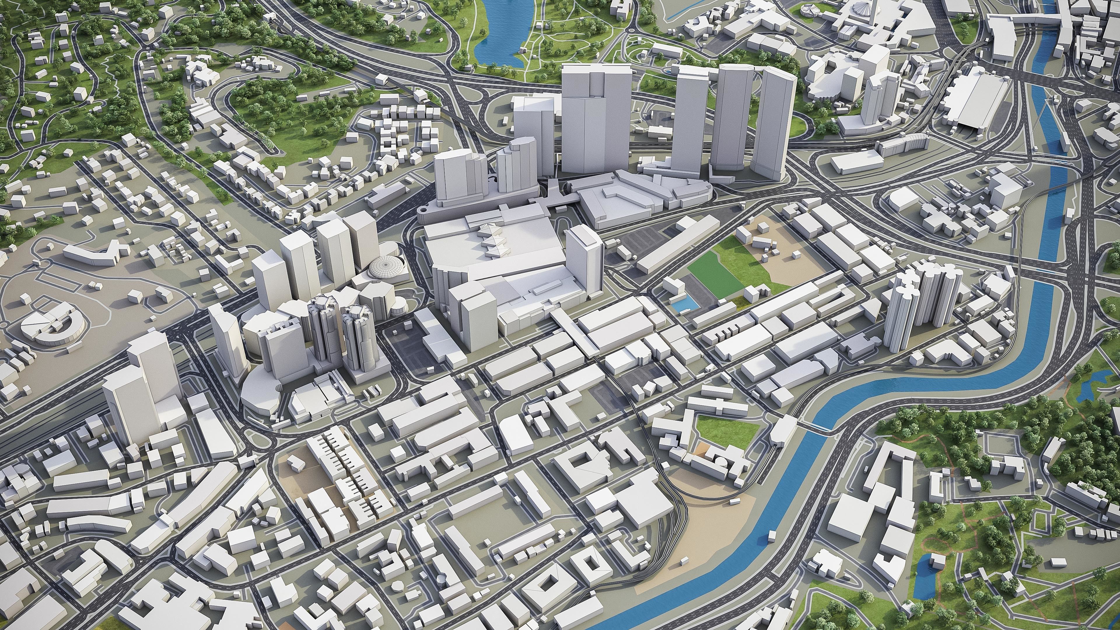 Kuala Lumpur Low-poly 3D model_10