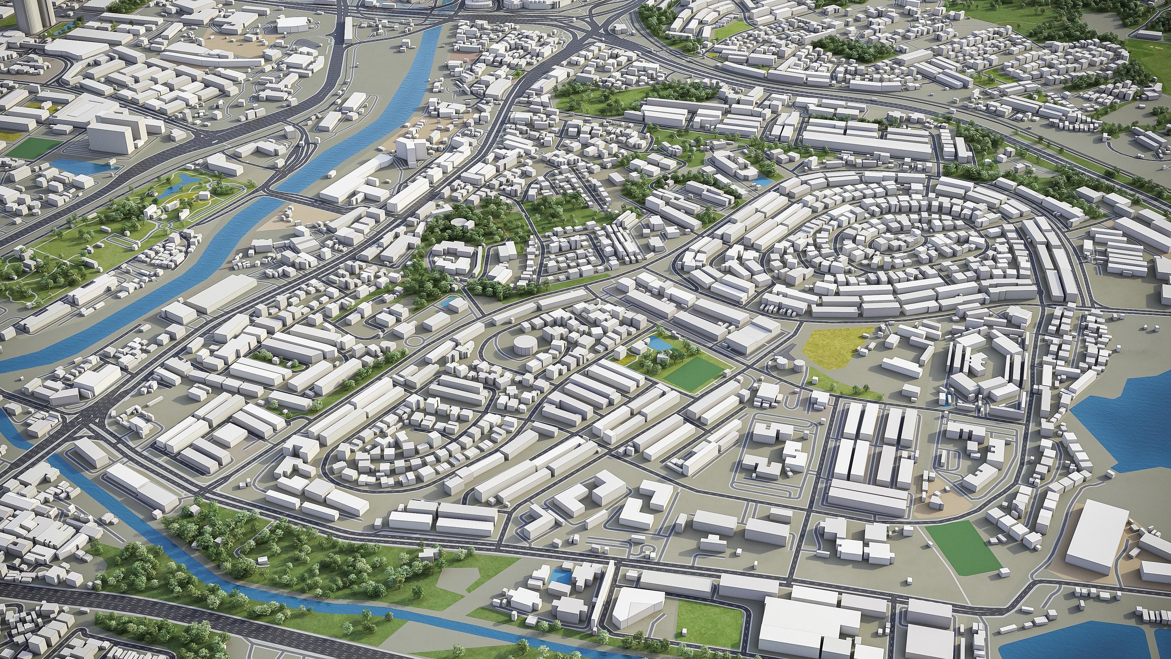 Kuala Lumpur Low-poly 3D model_9