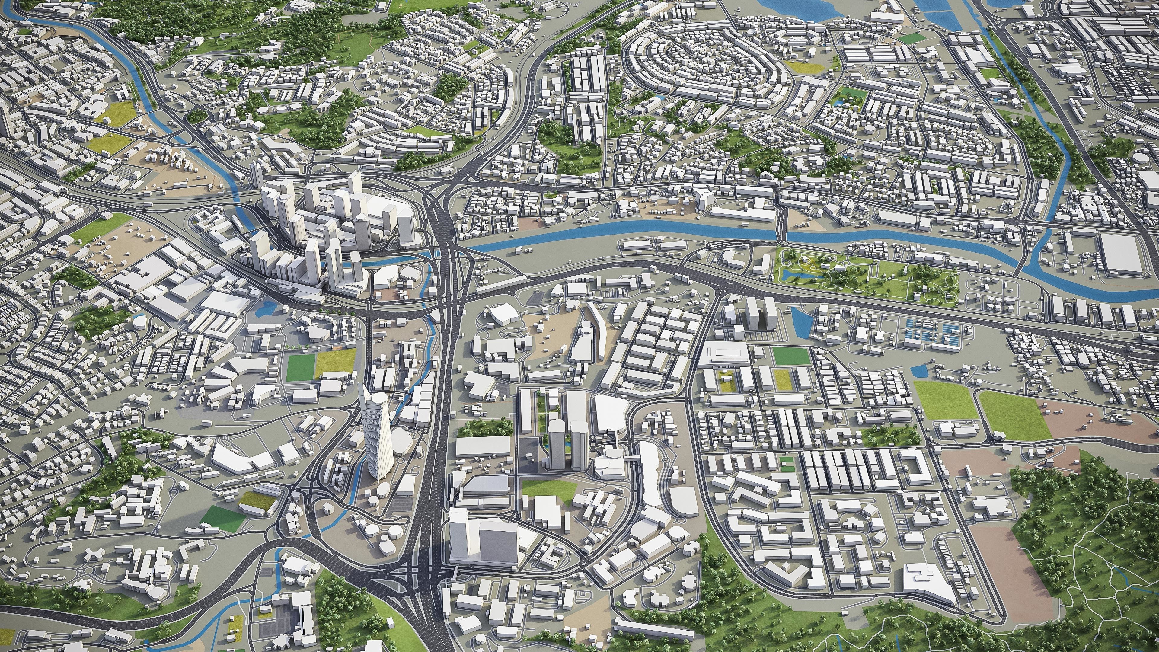 Kuala Lumpur Low-poly 3D model_20