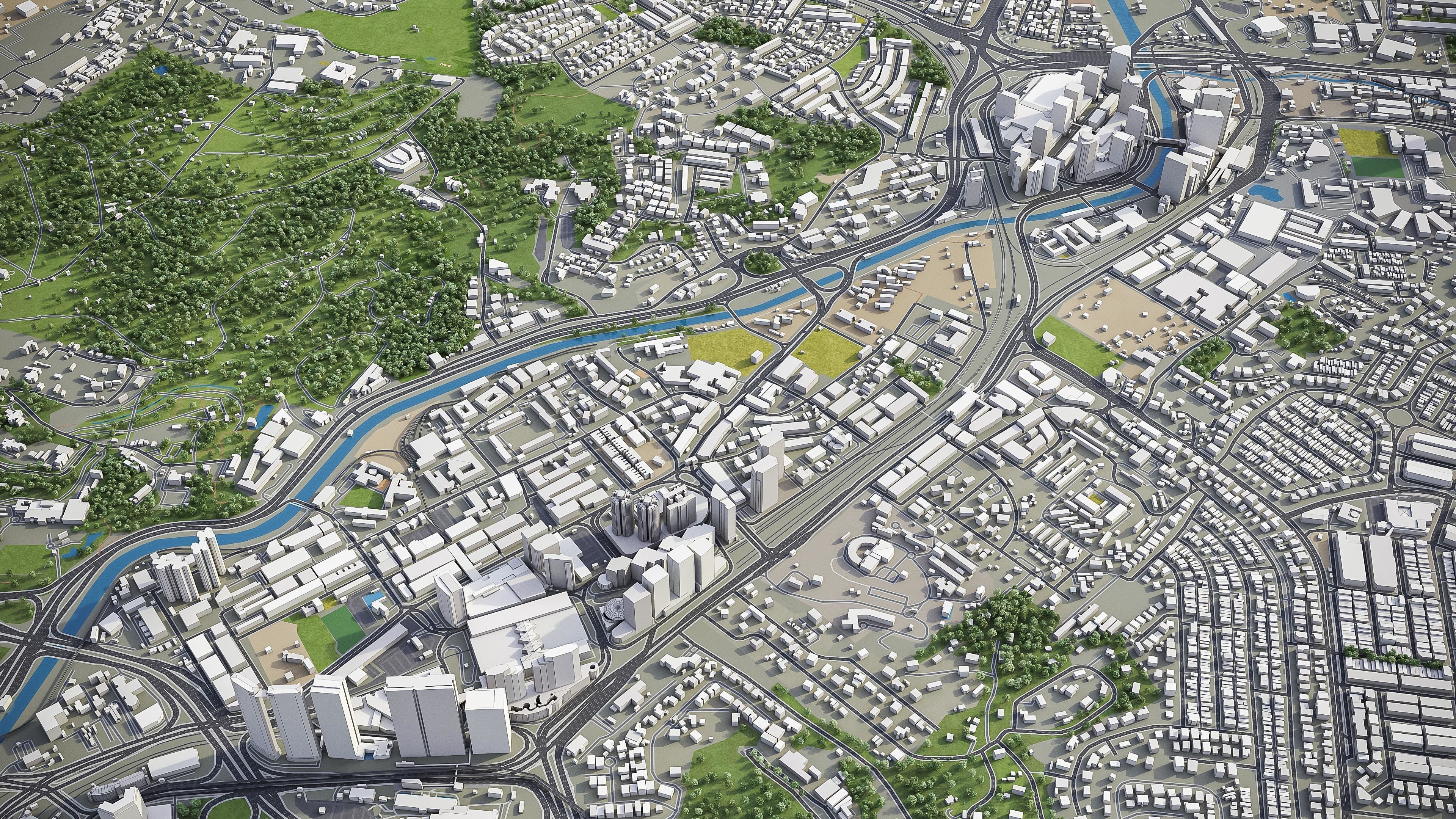 Kuala Lumpur Low-poly 3D model_18