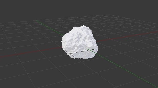Asteroid Low-poly 3D model_3