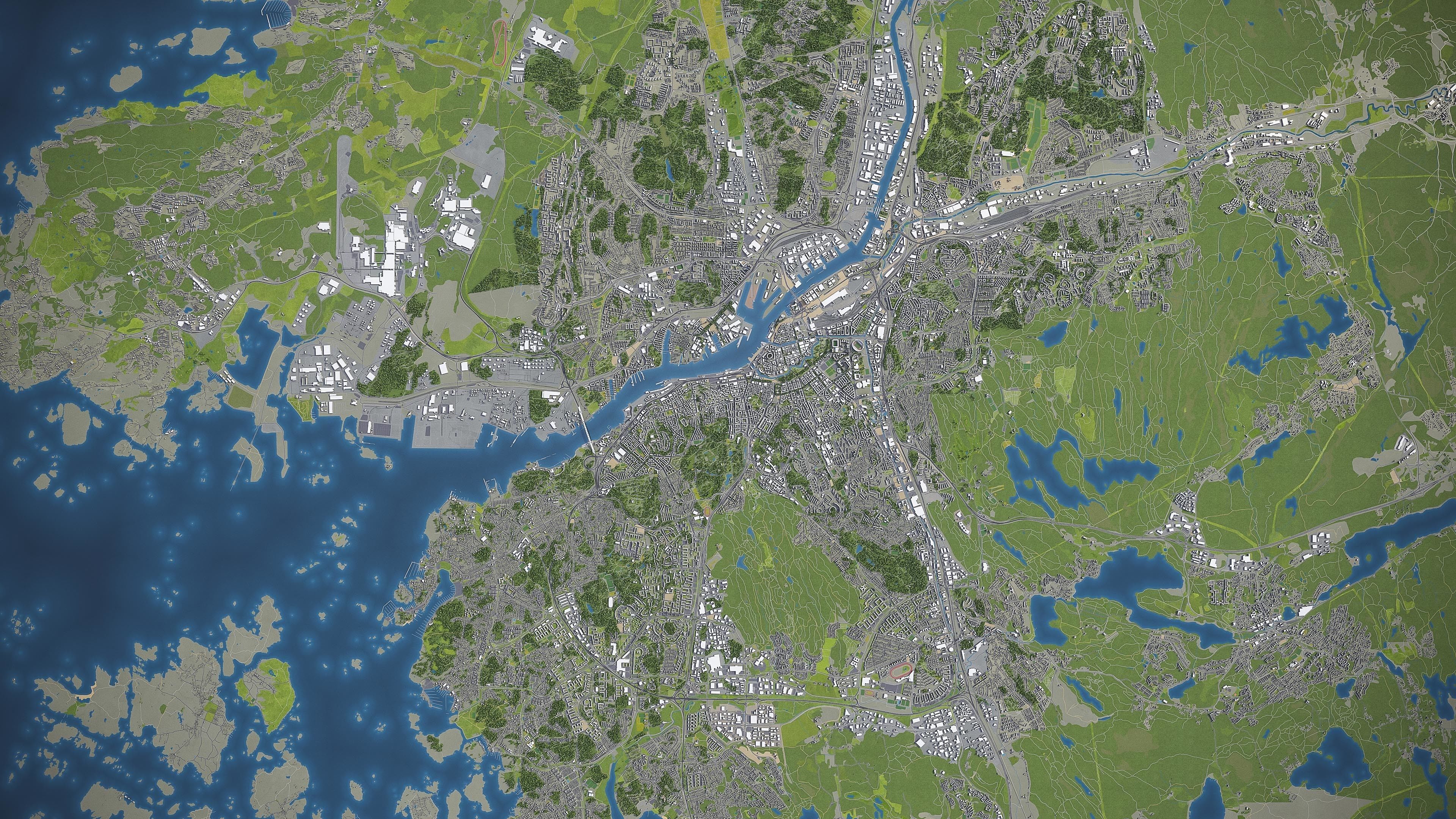 Gothenburg Low-poly 3D model_20