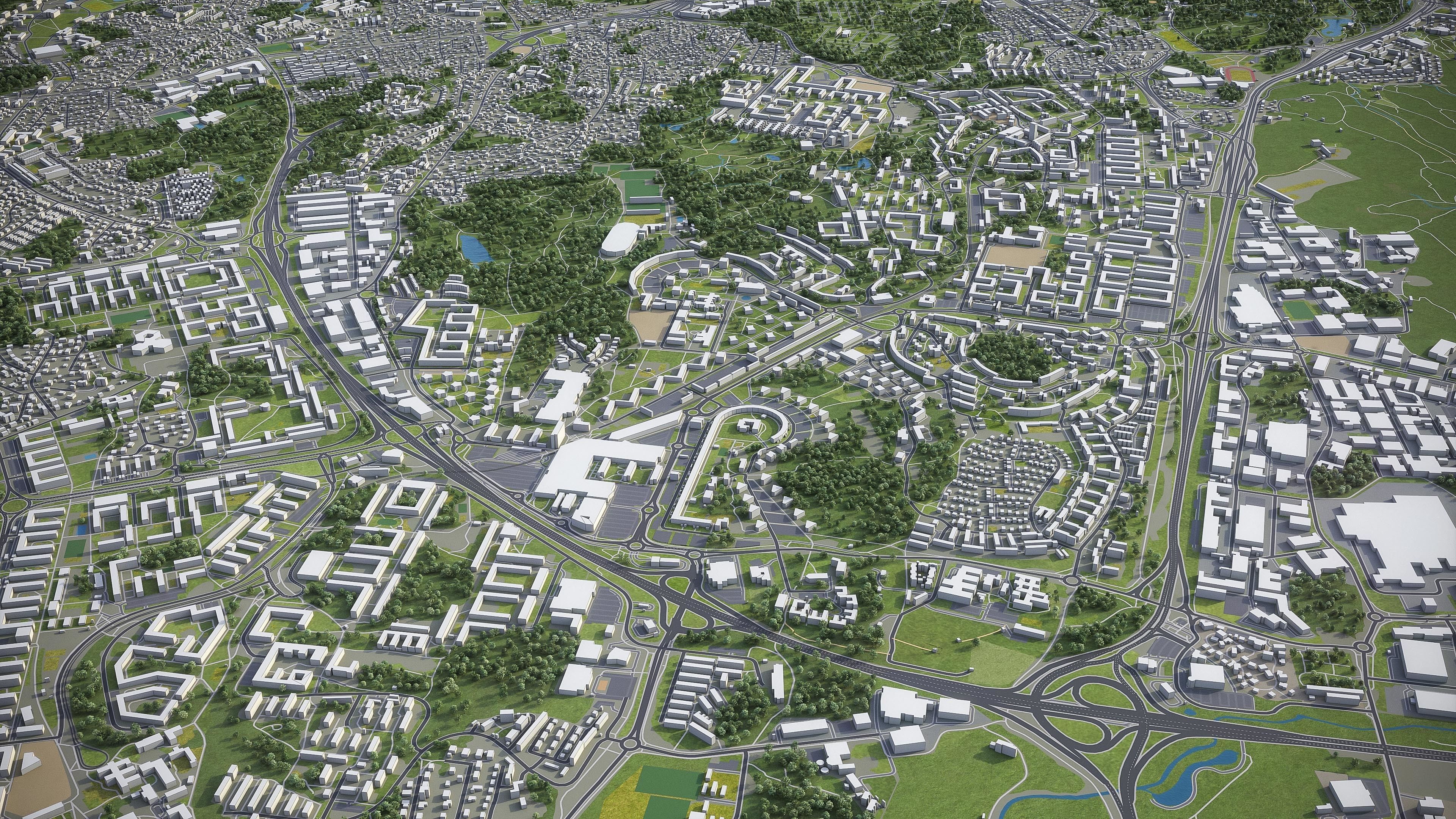 Gothenburg Low-poly 3D model_11