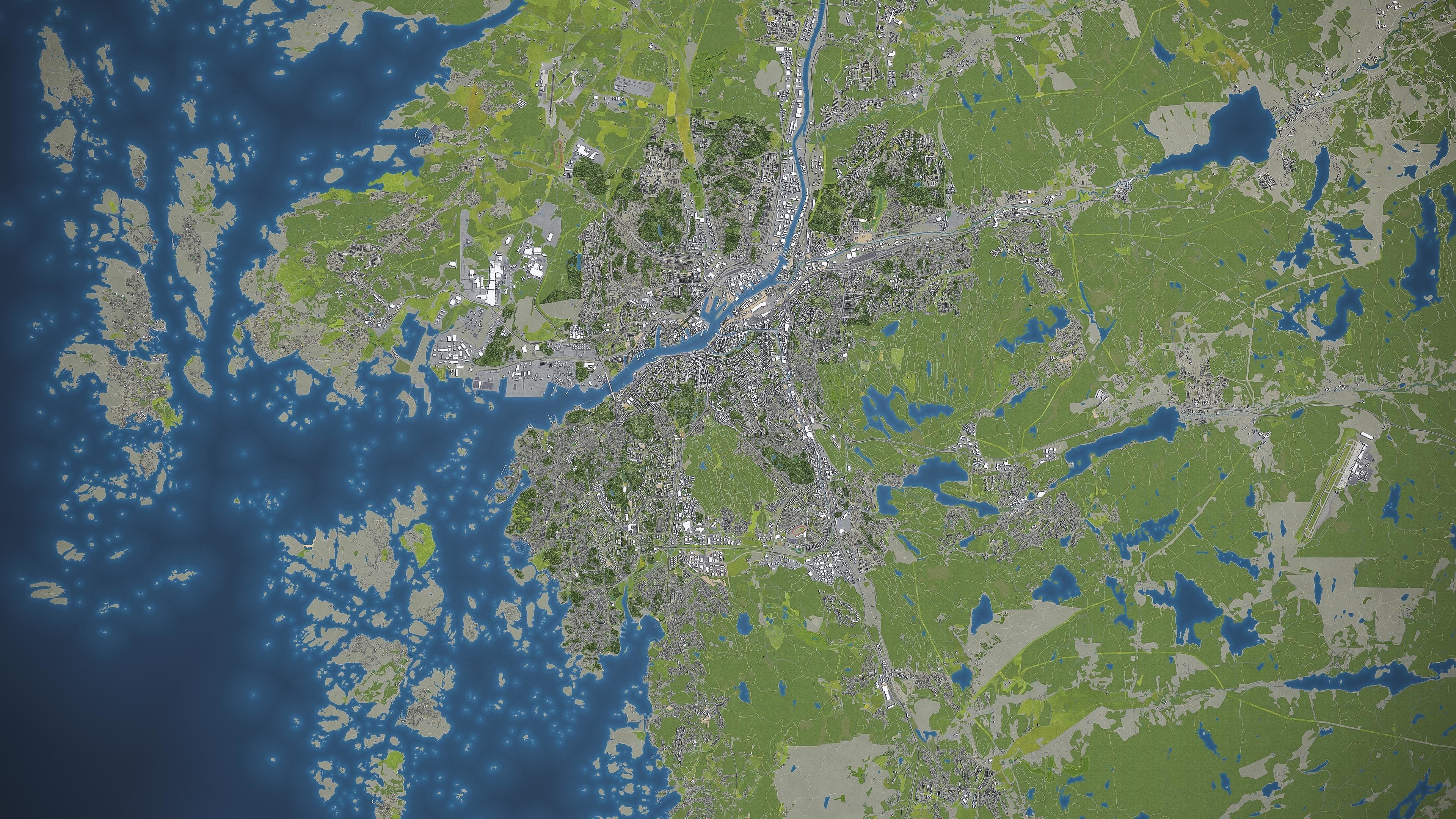 Gothenburg Low-poly 3D model_21