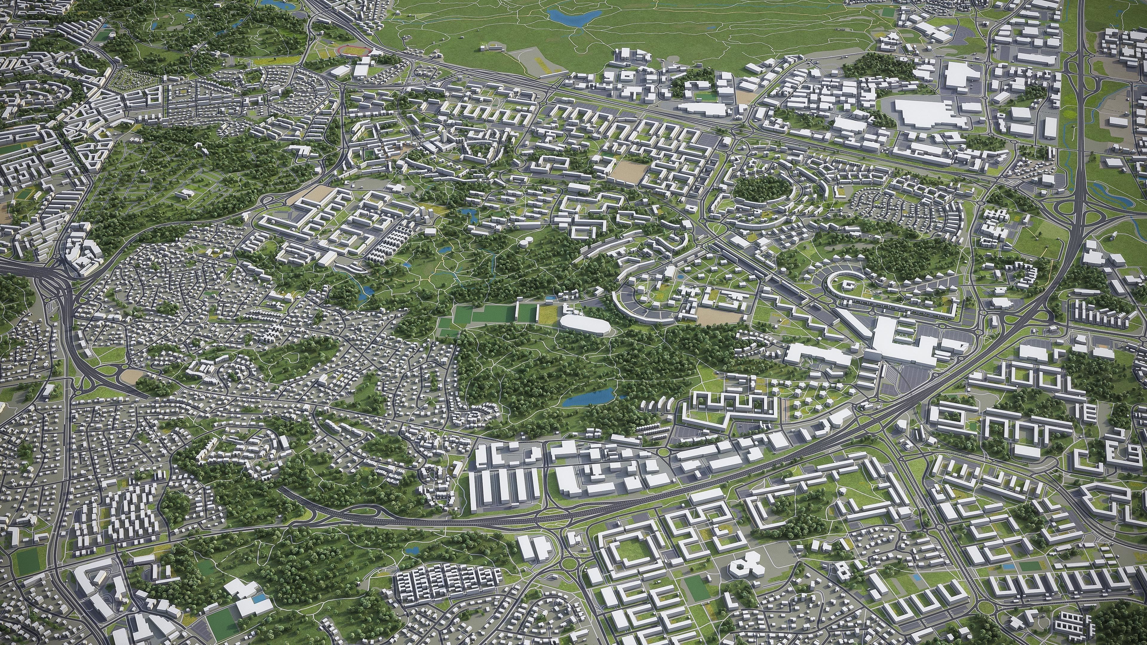 Gothenburg Low-poly 3D model_12