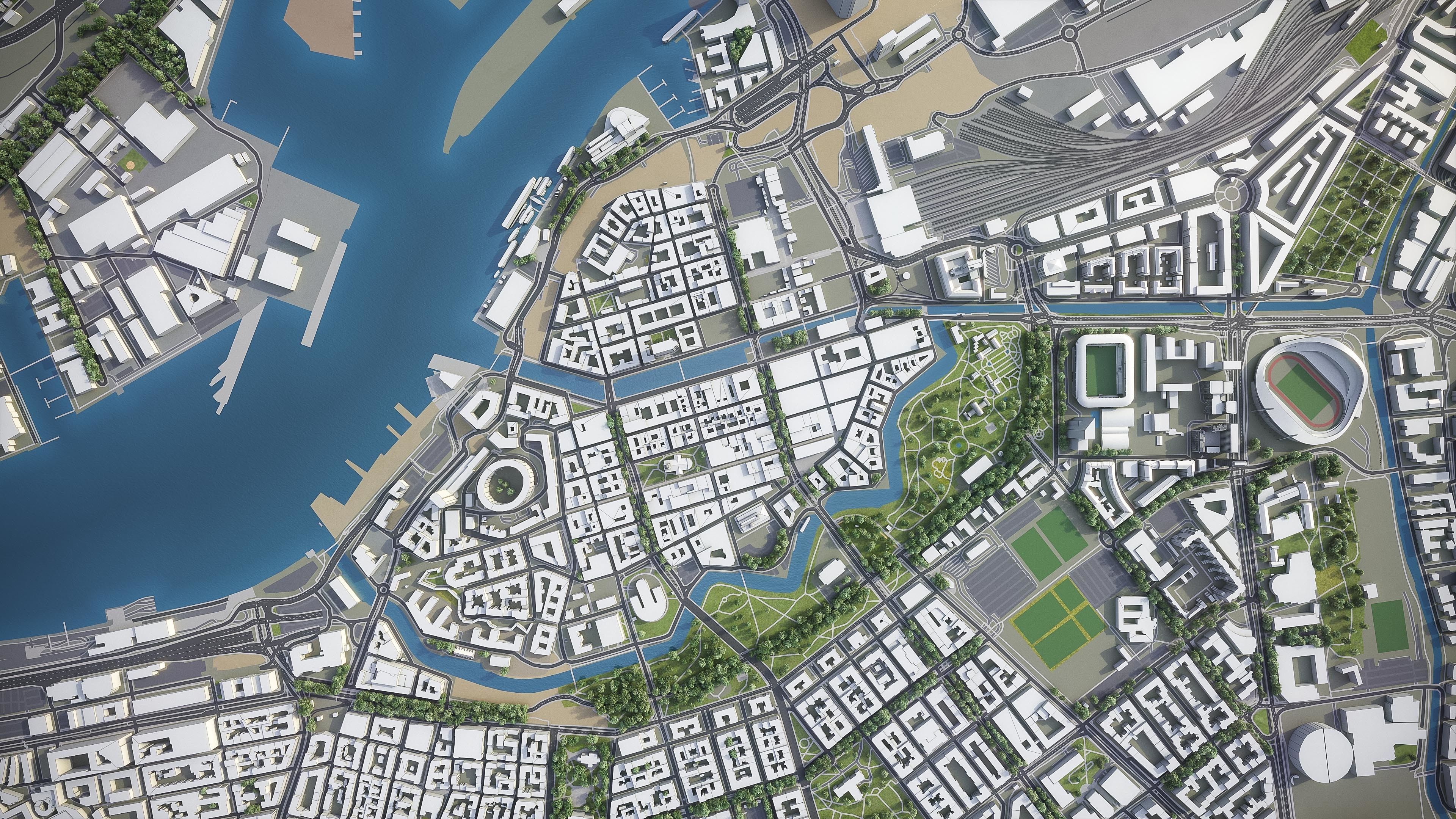 Gothenburg Low-poly 3D model_18