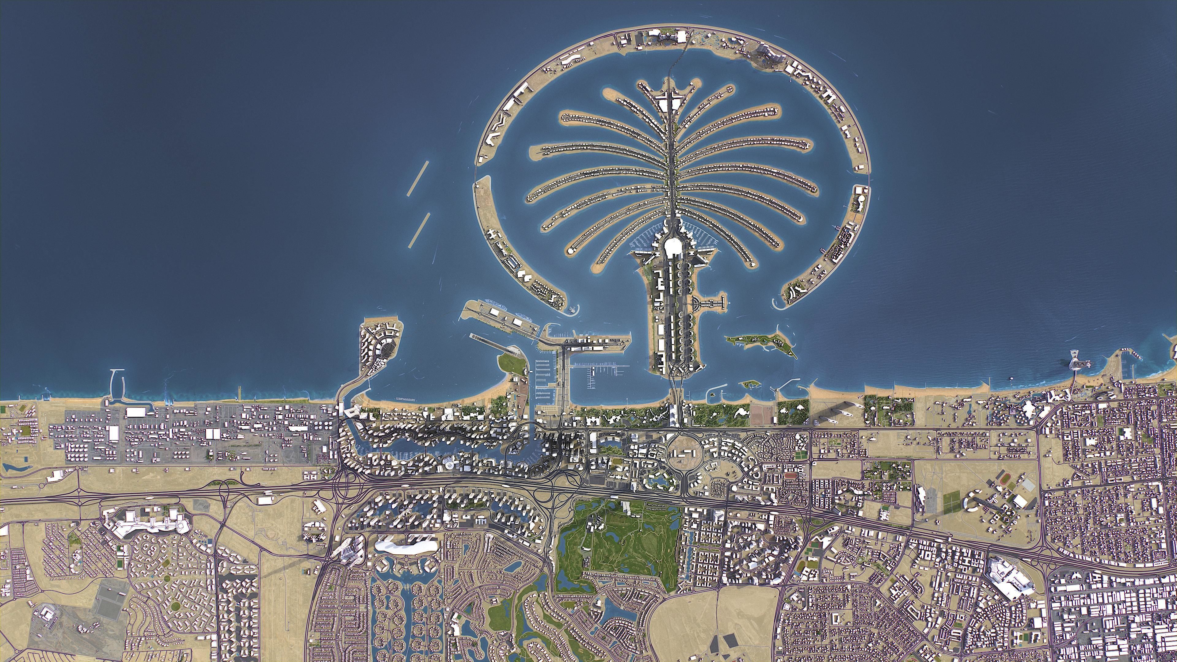 Dubai - 3D City Model Low-poly 3D model_29
