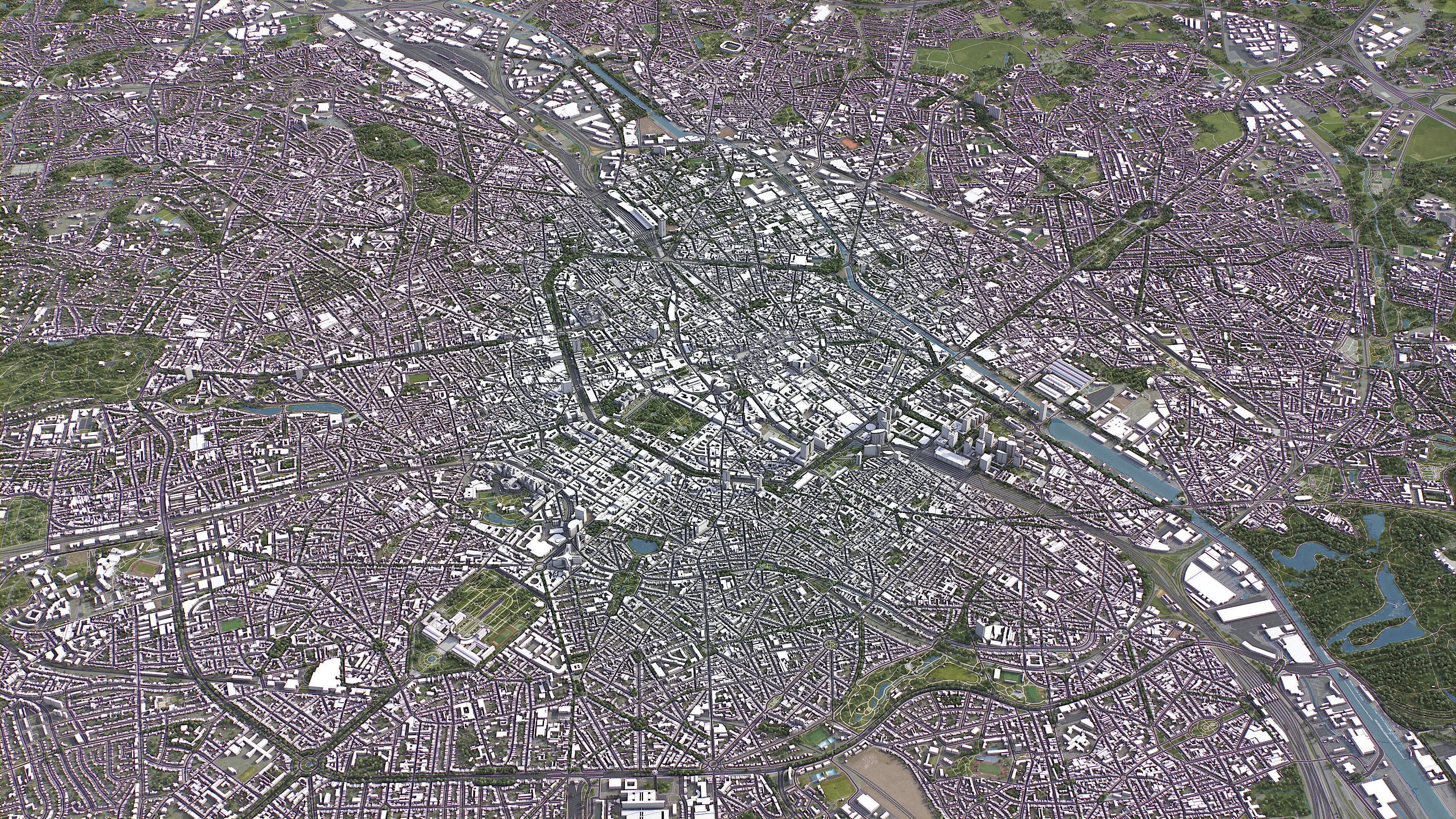 Brussels Low-poly 3D model_17