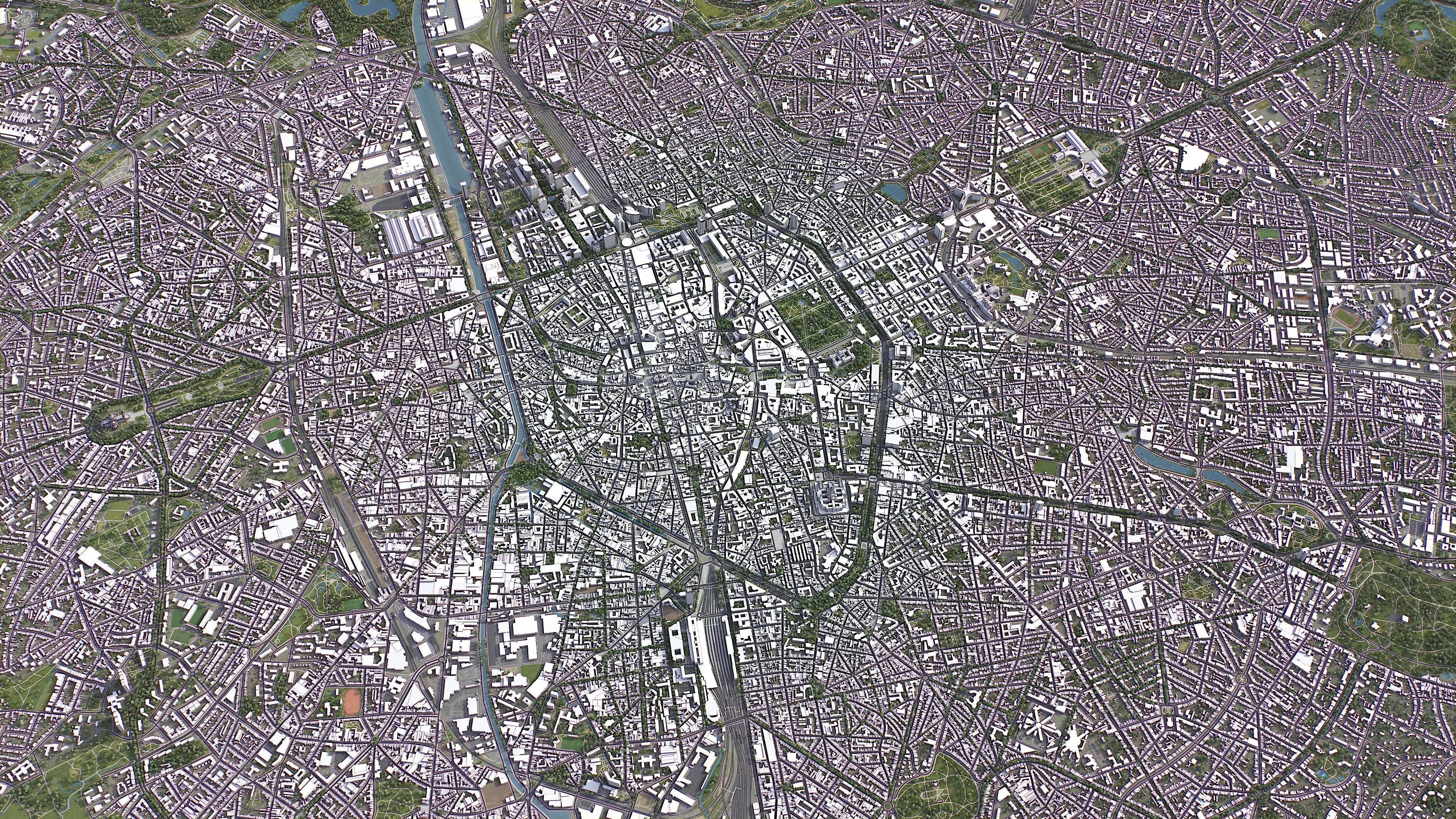 Brussels Low-poly 3D model_12