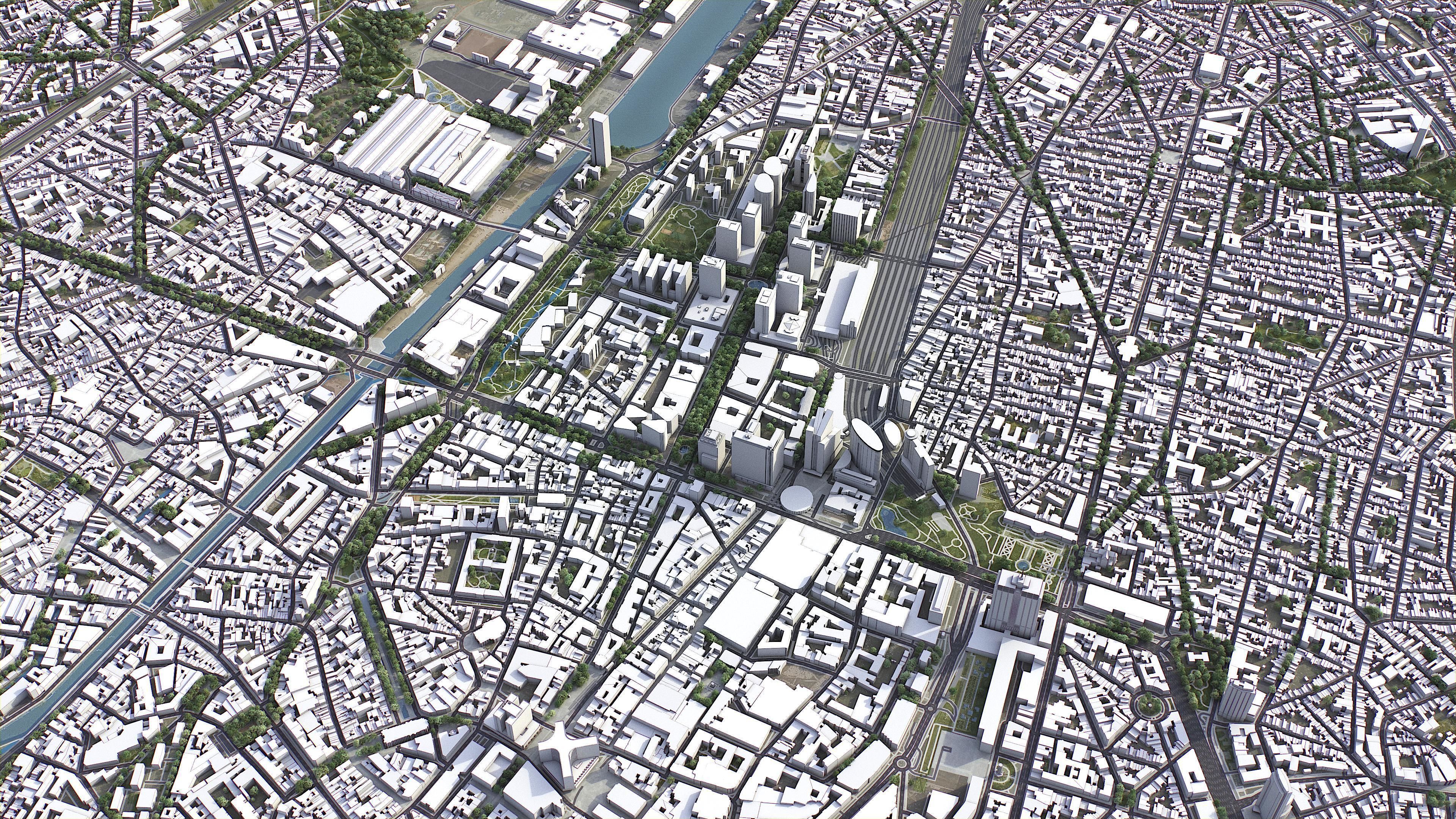 Brussels Low-poly 3D model_8
