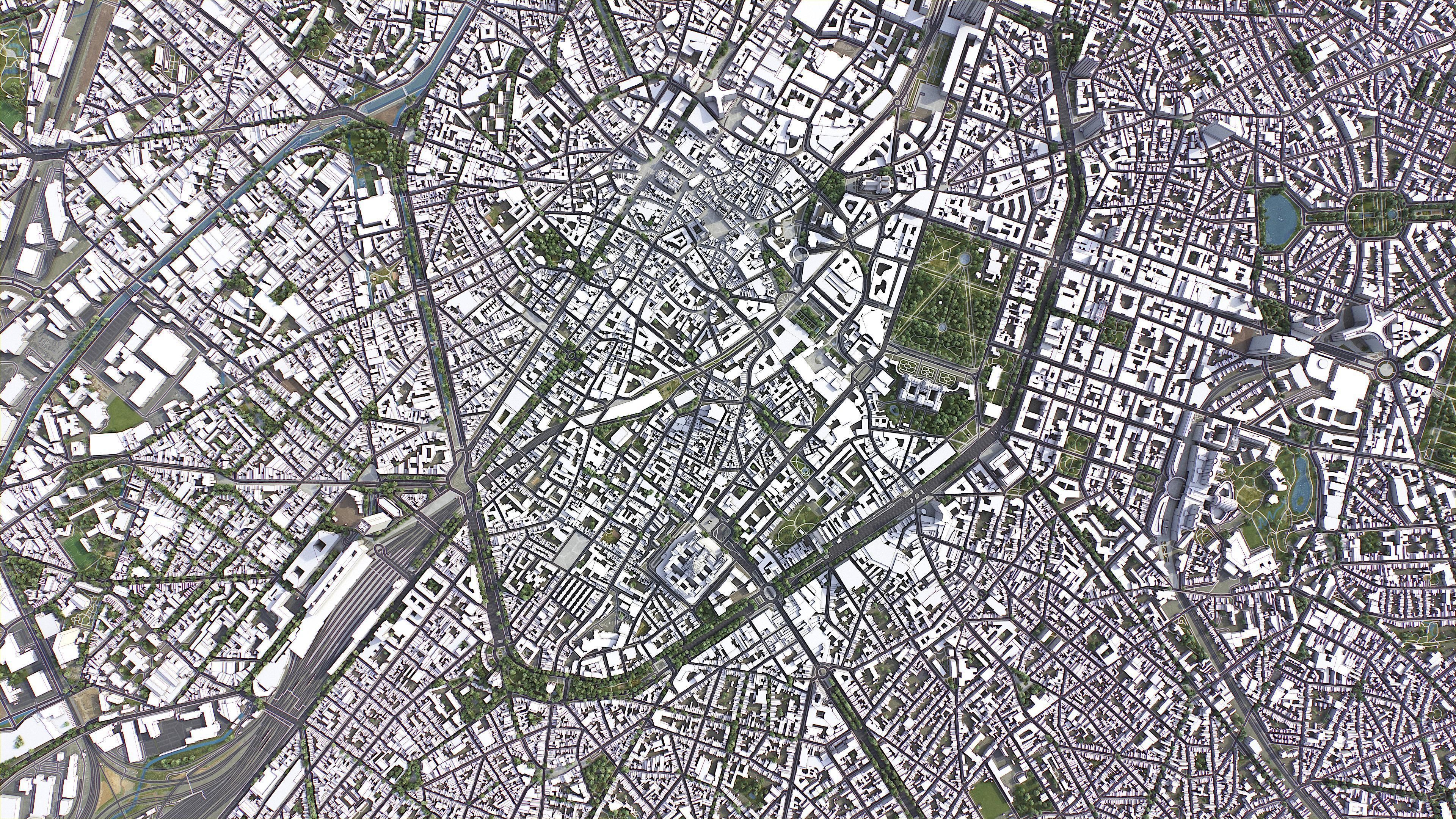 Brussels Low-poly 3D model_10