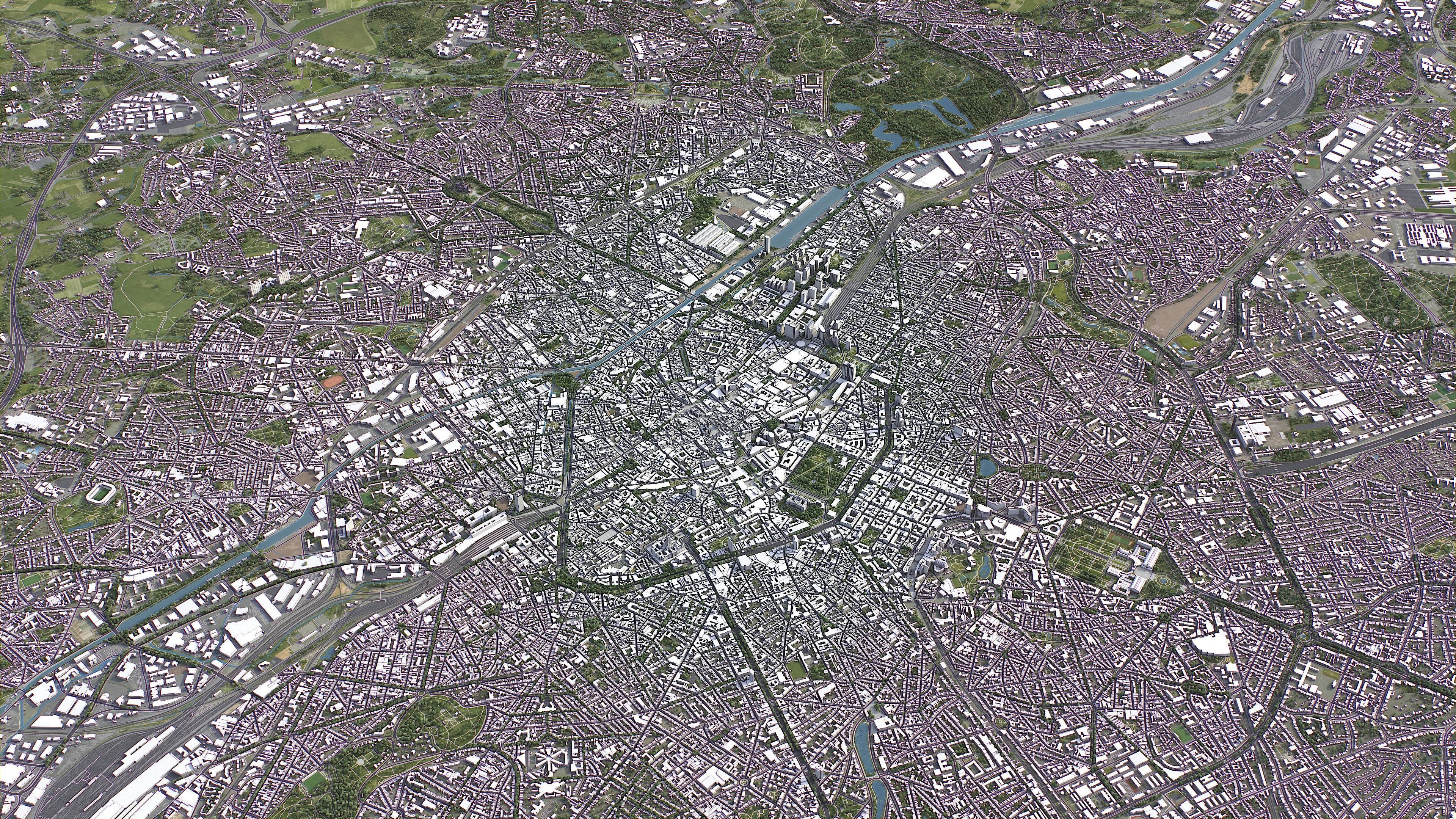 Brussels Low-poly 3D model_19