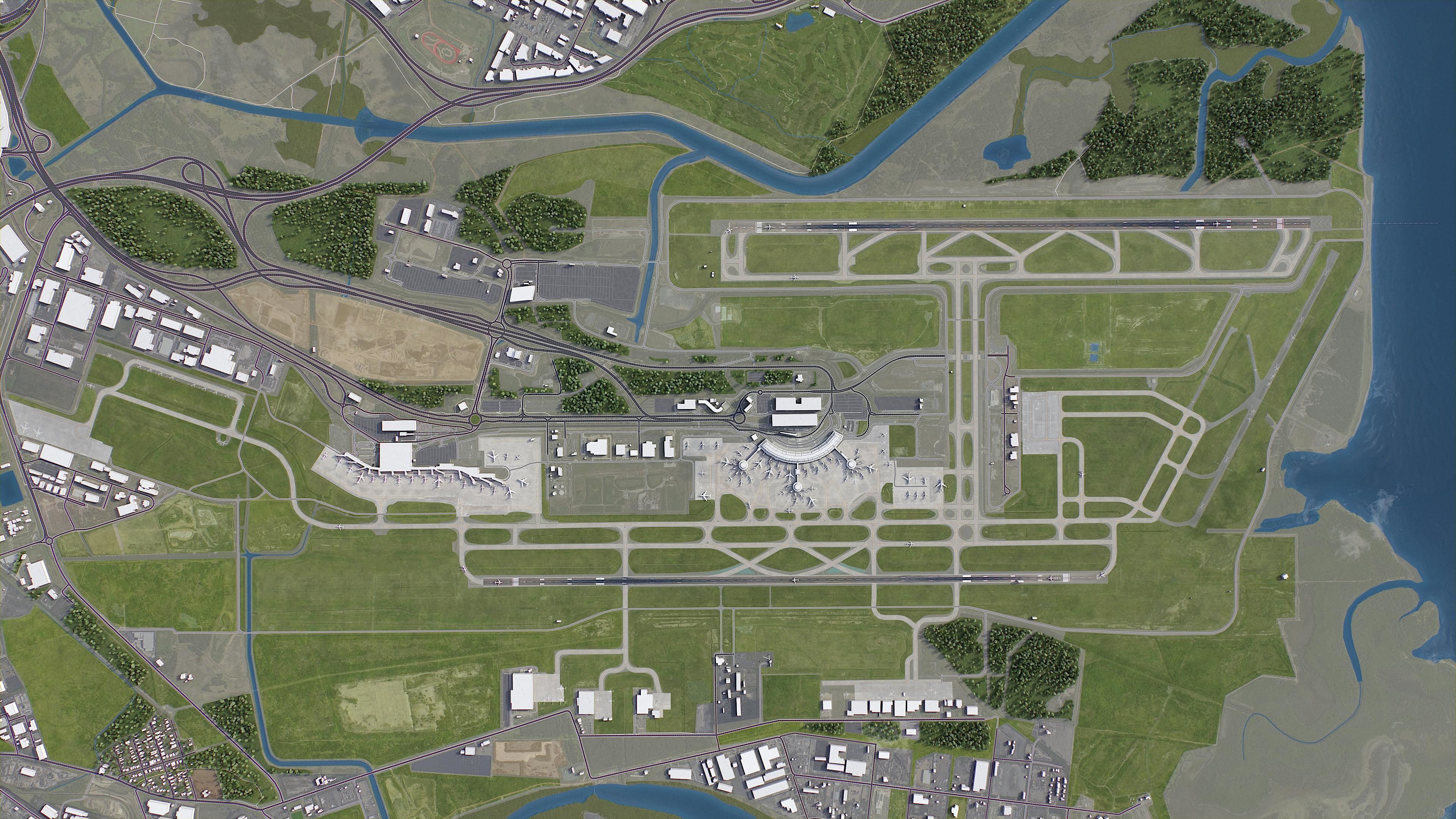 Brisbane - 3D City Model Low-poly 3D model_39