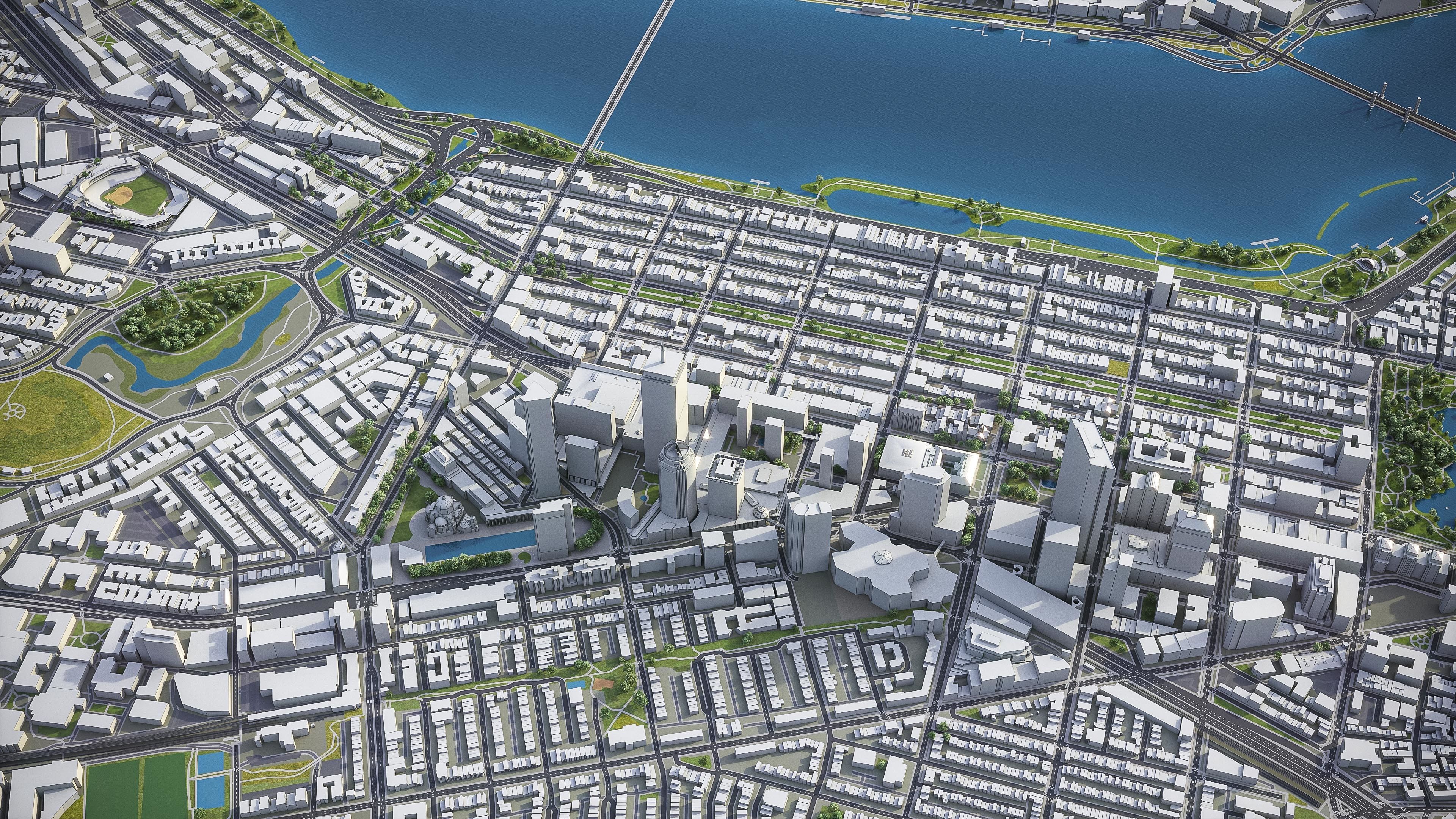 Boston Low-poly 3D model_19