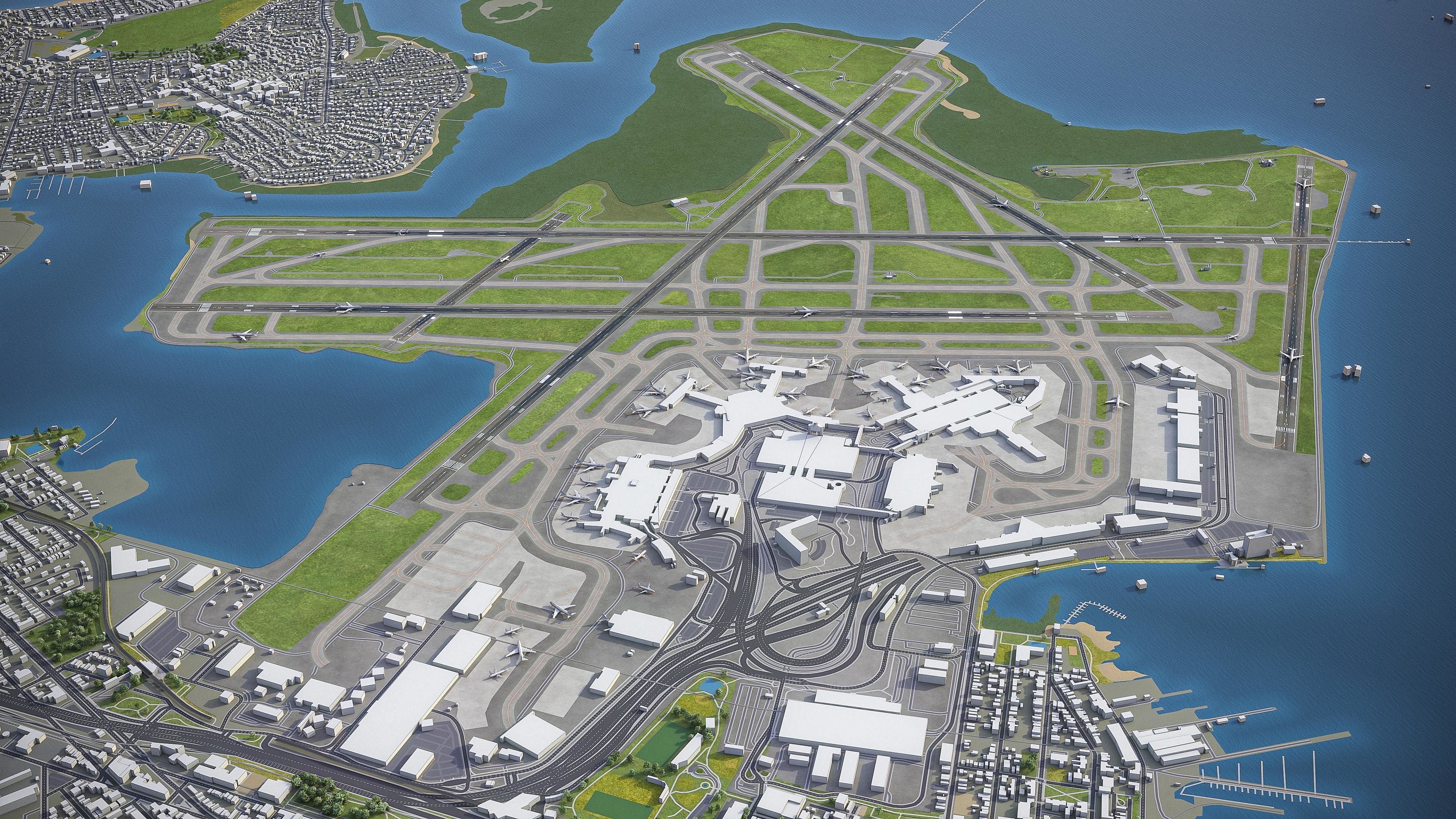 Boston Low-poly 3D model_41