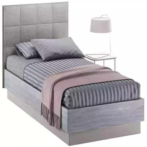 SINGLE BED 09 3D model