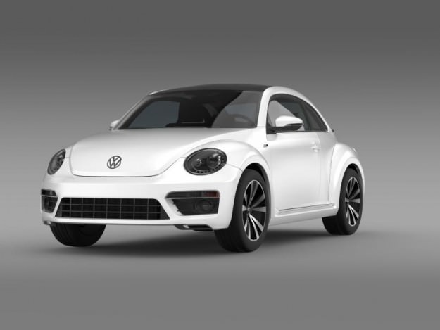 VW Beetle RLine 2014 3D model_3