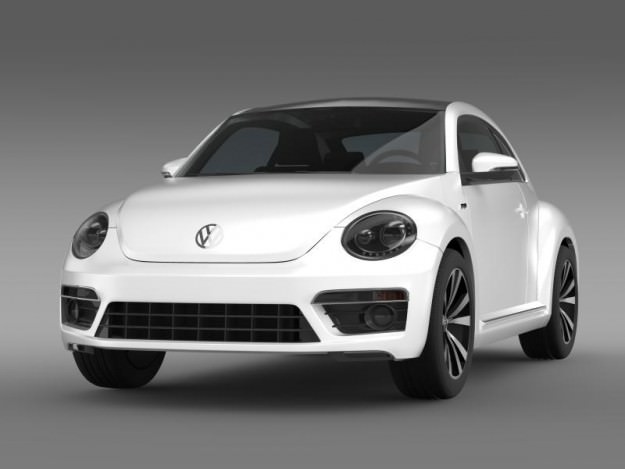 VW Beetle RLine 2014 3D model_2