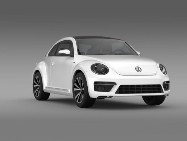 VW Beetle RLine 2014 3D model_13