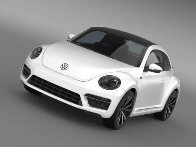 VW Beetle RLine 2014 3D model_0