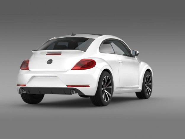 VW Beetle RLine 2014 3D model_8