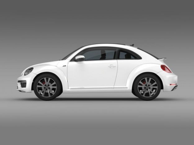 VW Beetle RLine 2014 3D model_5