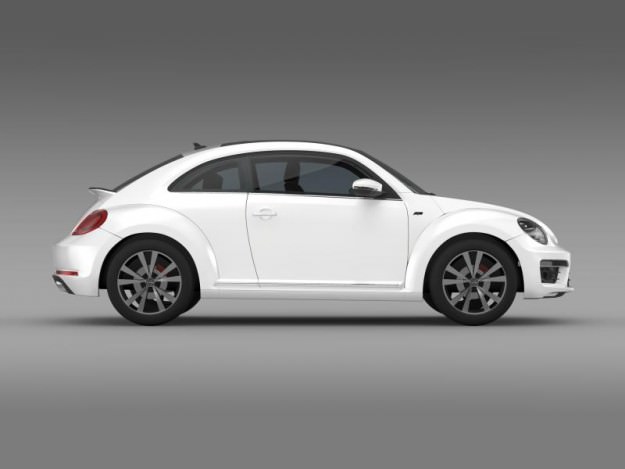 VW Beetle RLine 2014 3D model_11