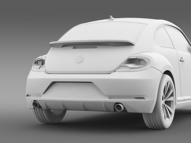 VW Beetle RLine 2014 3D model_17