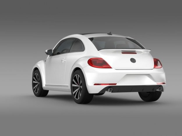 VW Beetle RLine 2014 3D model_7