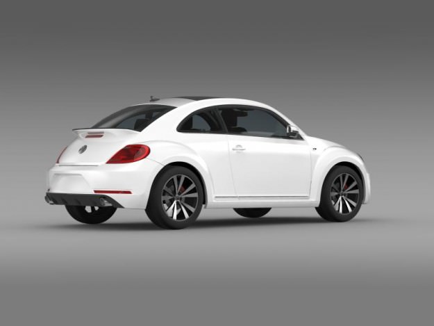 VW Beetle RLine 2014 3D model_10