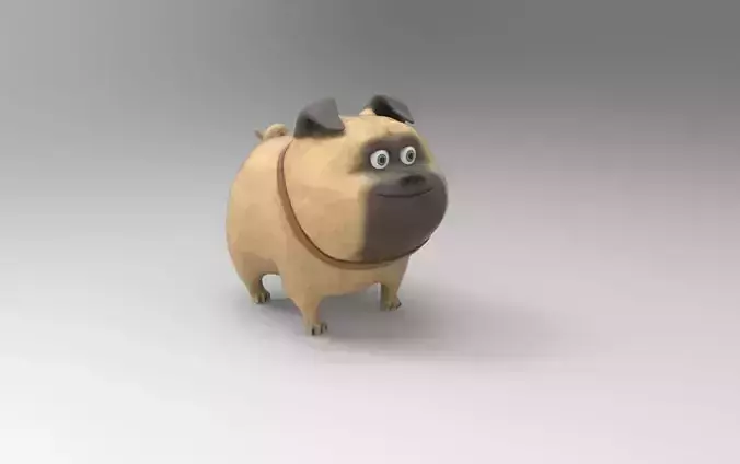 Cute cartoon Bulldog