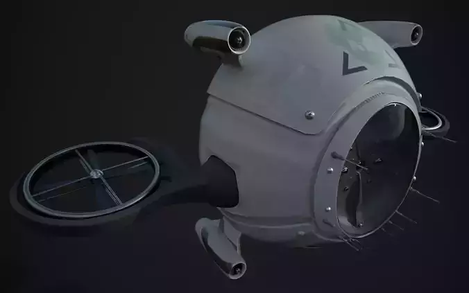 Drone  3D Model PBR 2k textures