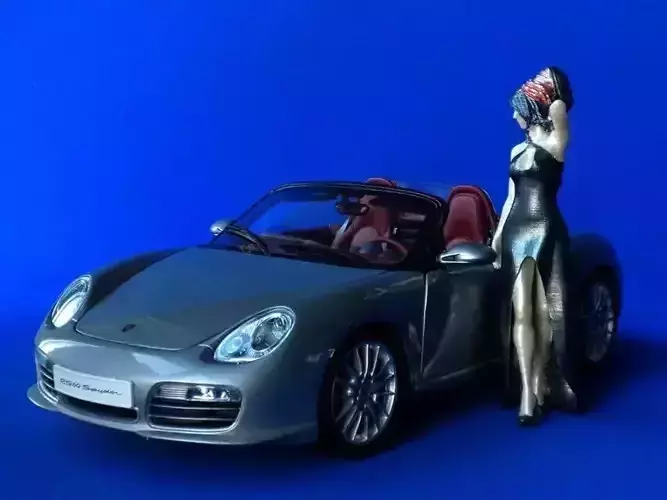 Rebekah02 porsche sports car Free 3D print model