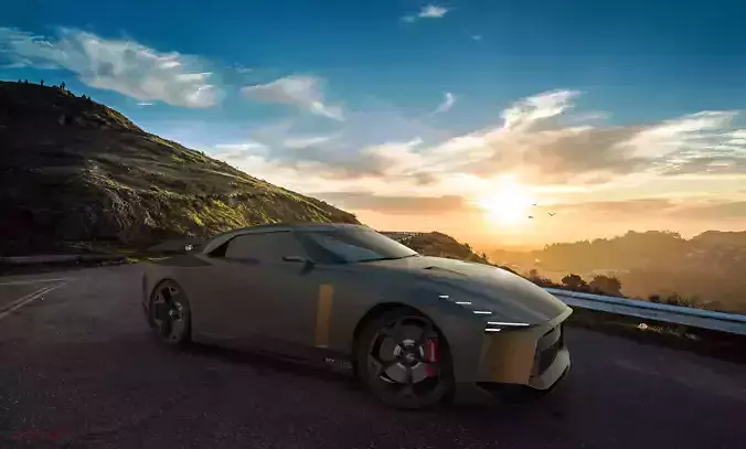 Nissan GT-R 50 by italdesign 3D model