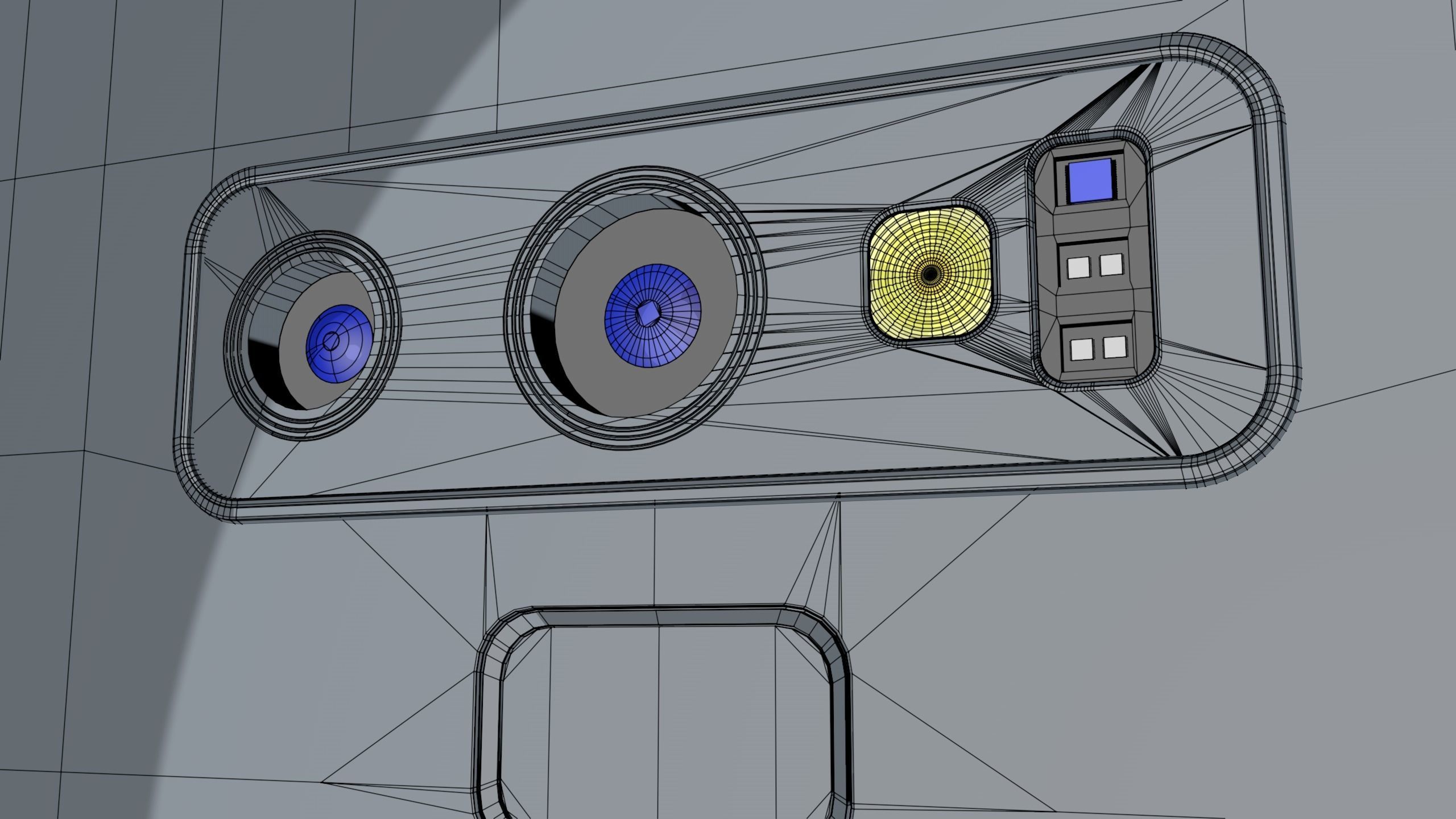 Samsung Galaxy Note 9 Ocean Blue Free low-poly 3D model_18