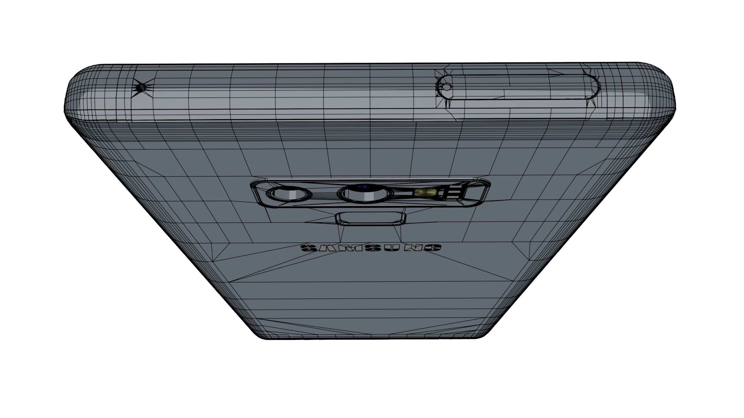 Samsung Galaxy Note 9 Ocean Blue Free low-poly 3D model_17